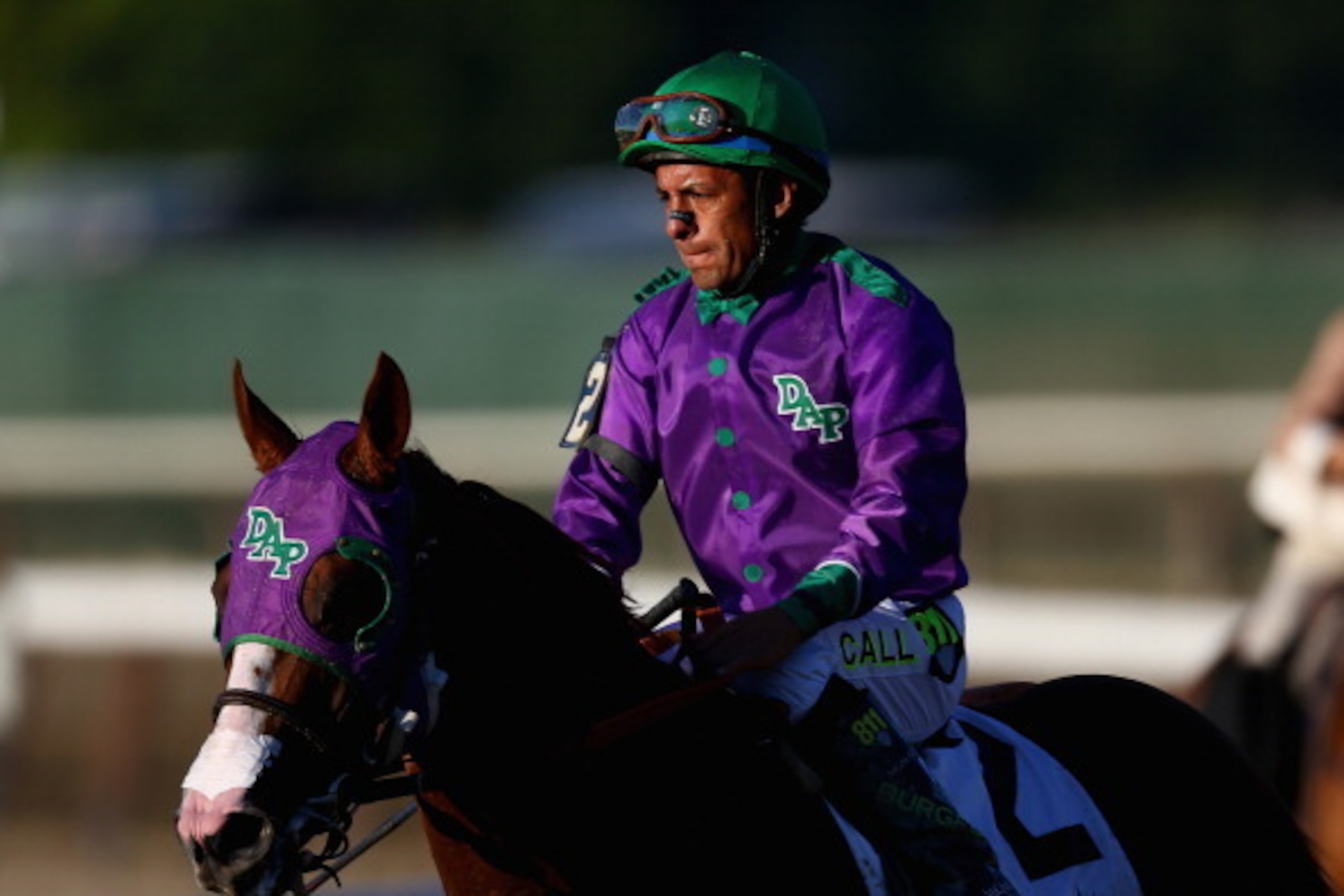 ELMONT, NY - JUNE 07: California Chrome #2, ridden by Victor Espinoza, walks down the track after losing the 146th running of the Belmont Stakes at Belmont Park on June 7, 2014 in Elmont, New York. (Photo by Streeter Lecka/Getty Images) ELMONT, NY - JUNE 07: California Chrome #2, ridden by Victor Espinoza, walks down the track after losing the 146th running of the Belmont Stakes at Belmont Park on June 7, 2014 in Elmont, New York. (Photo by Streeter Lecka/Getty Images)