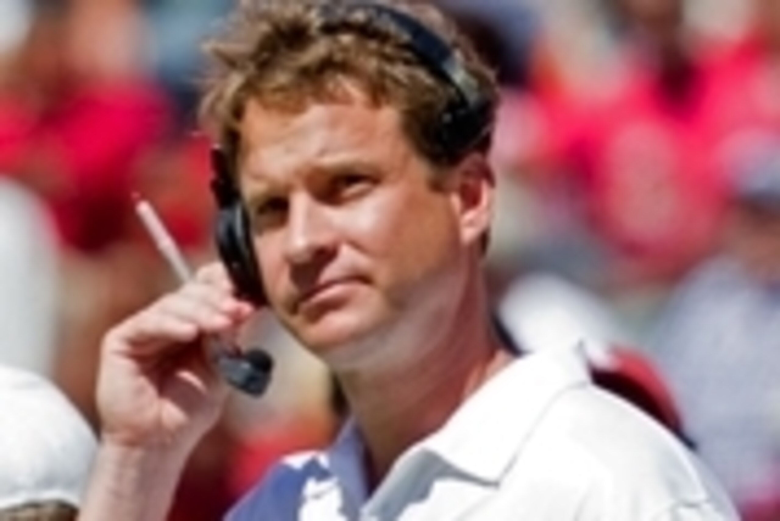 Apr 19, 2014; Tuscaloosa, AL, USA;  Alabama Crimson Tide offensive coordinator/quarterbacks coach Lane Kiffin during the A-Day game at Bryant-Denny Stadium. Mandatory Credit: Marvin Gentry-USA TODAY Sports