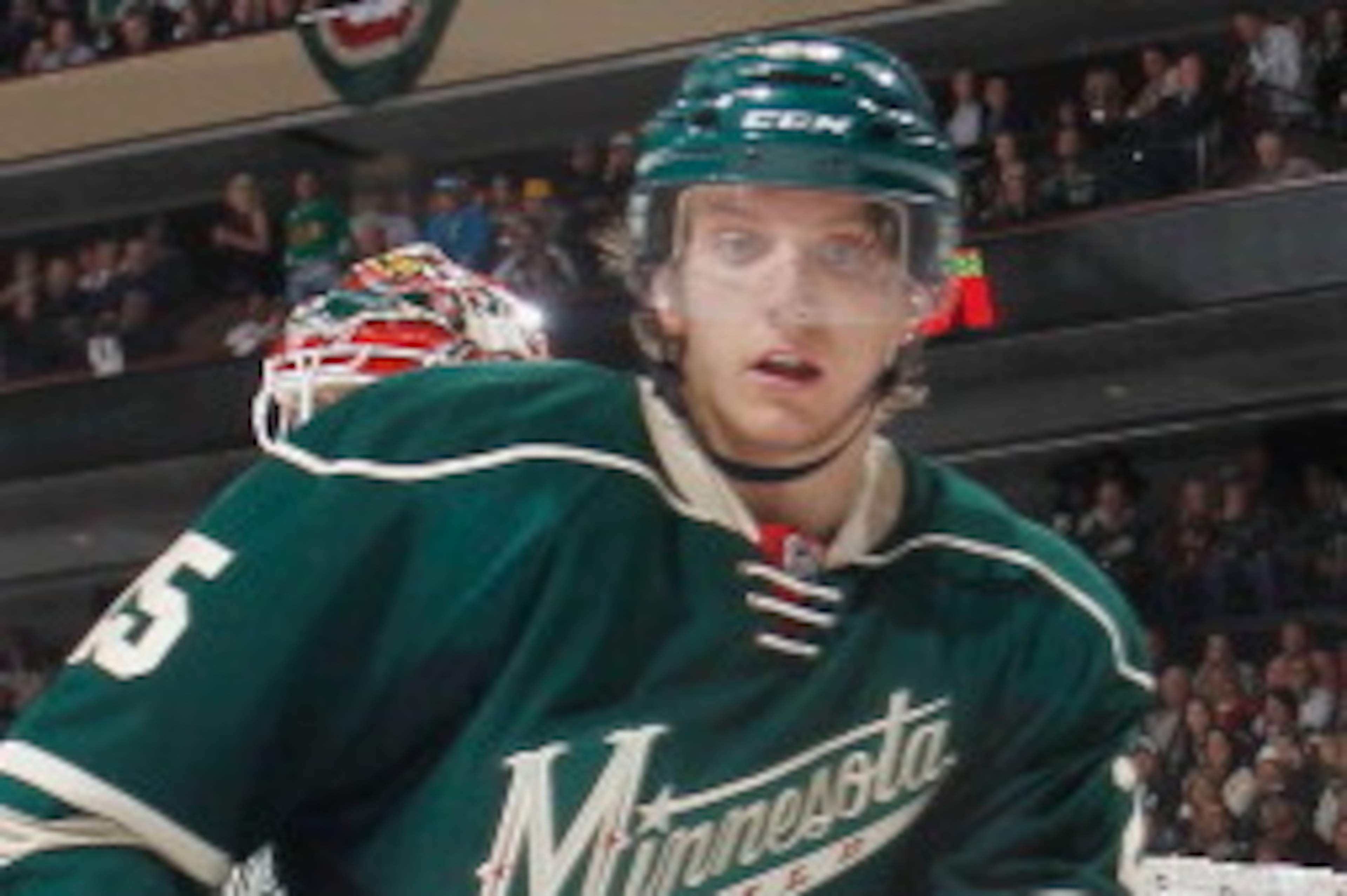 ST. PAUL, MN - MAY 6: Jonas Brodin #25 of the Minnesota Wild skates against the Chicago Blackhawks during Game Three of the Second Round of the 2014 Stanley Cup Playoffs on May 6, 2014 at the Xcel Energy Center in St. Paul, Minnesota. (Photo by Bruce Kluc ST. PAUL, MN - MAY 6: Jonas Brodin #25 of the Minnesota Wild skates against the Chicago Blackhawks during Game Three of the Second Round of the 2014 Stanley Cup Playoffs on May 6, 2014 at the Xcel Energy Center in St. Paul, Minnesota. (Photo by Bruce Kluc