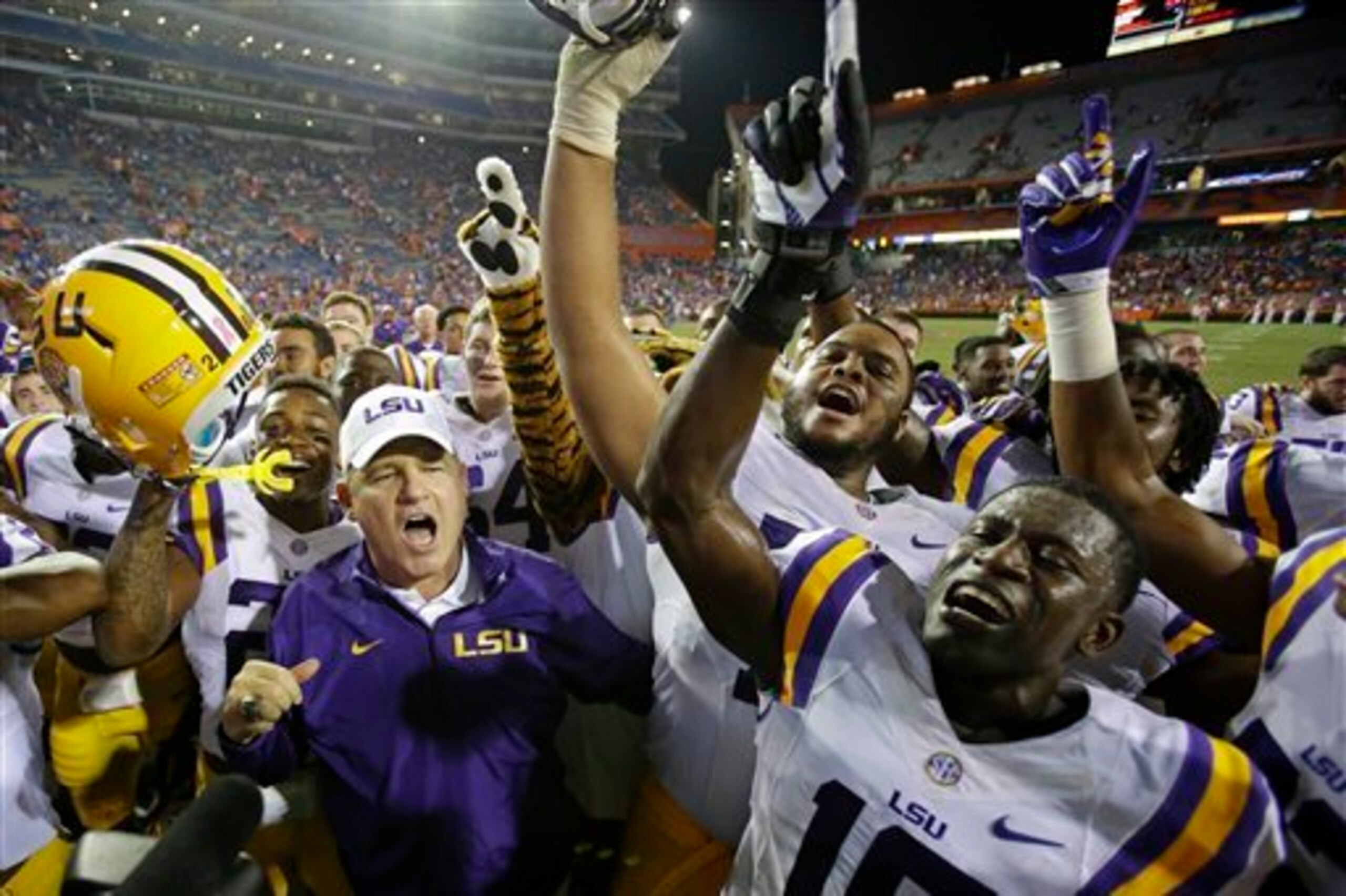 LSU comes in rolling.