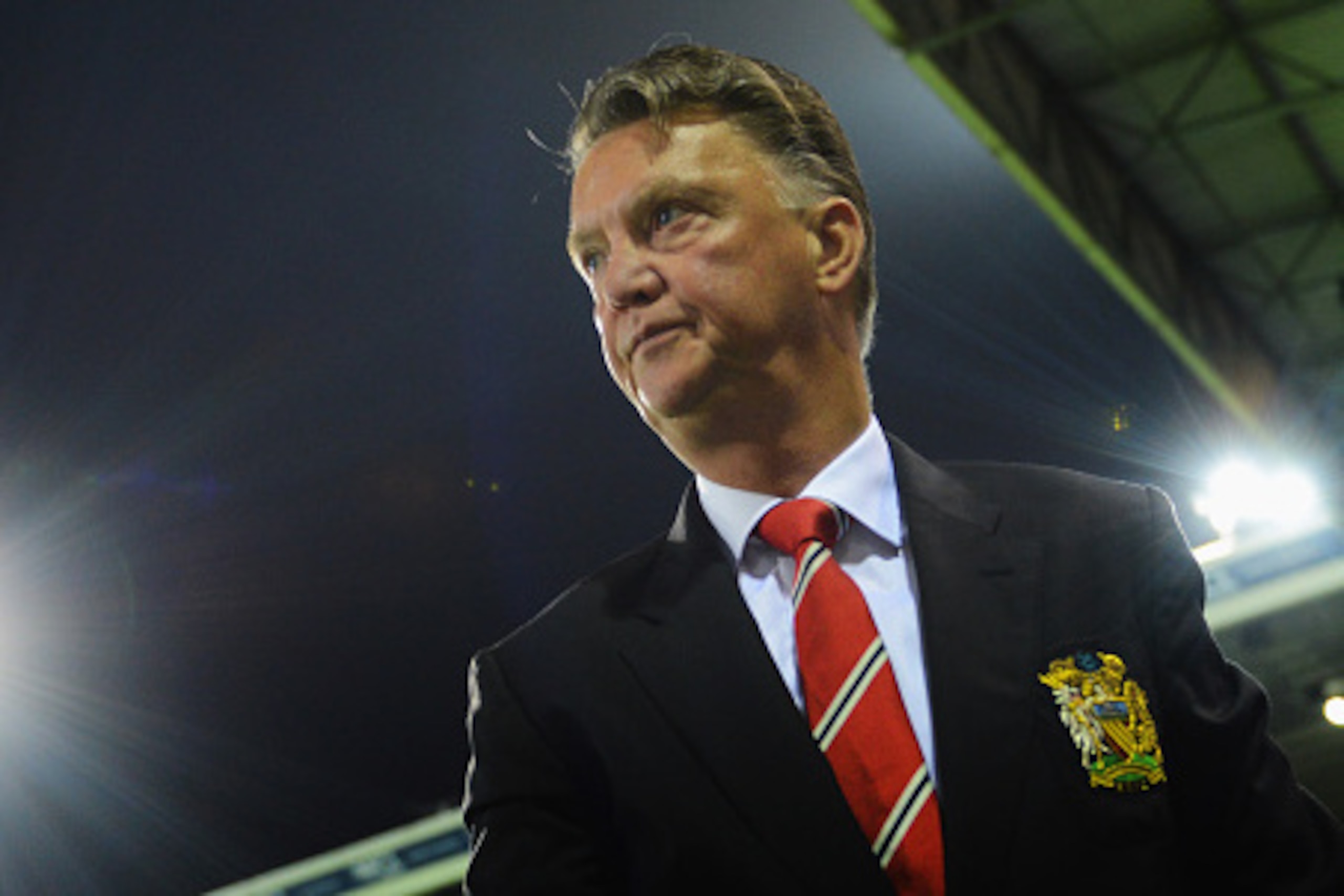 WEST BROMWICH, ENGLAND - OCTOBER 20:  Louis van Gaal manager of Manchester United looks on prior to the Barclays Premier League match between West Bromwich Albion and Manchester United at The Hawthorns on October 20, 2014 in West Bromwich, England.  (Phot