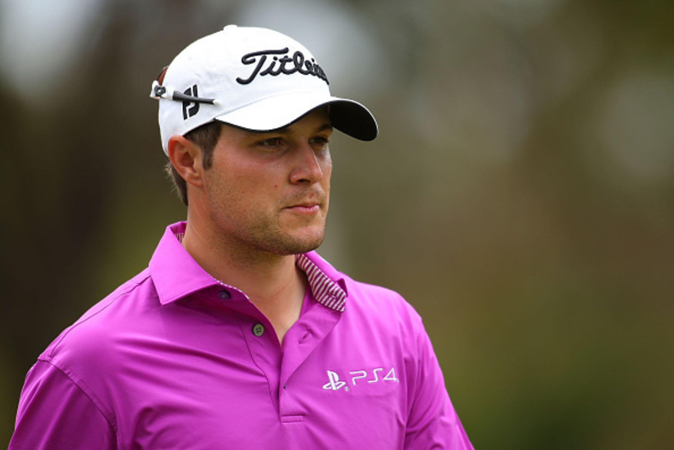 PERTH, AUSTRALIA - OCTOBER 25:  Peter Uihlein of the United States looks on during day three of the 2014 Perth International at Lake Karrinyup Country Club on October 25, 2014 in Perth, Australia.  (Photo by Paul Kane/Getty Images)