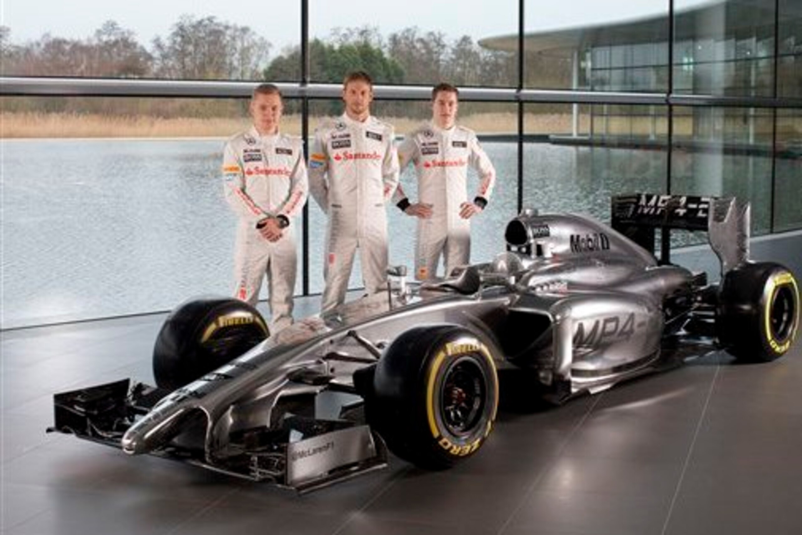 McLaren's 2014 car launch.