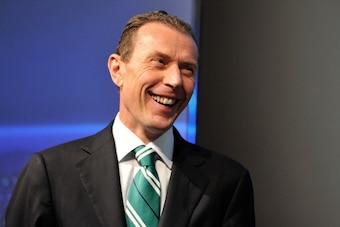 NYON, SWITZERLAND - APRIL 12:  Emilio Butragueno of Real Madrid CF looks on during the UEFA Champions League semi-final and final draw at the UEFA headquarters on April 12, 2013 in Nyon, Switzerland.  (Photo by Harold Cunningham/Getty Images)
