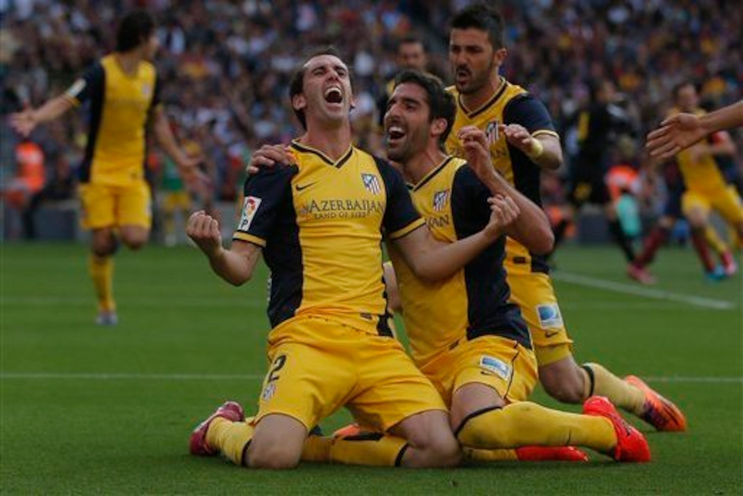 Diego Godin scored the Primera Division-winning goal last spring.