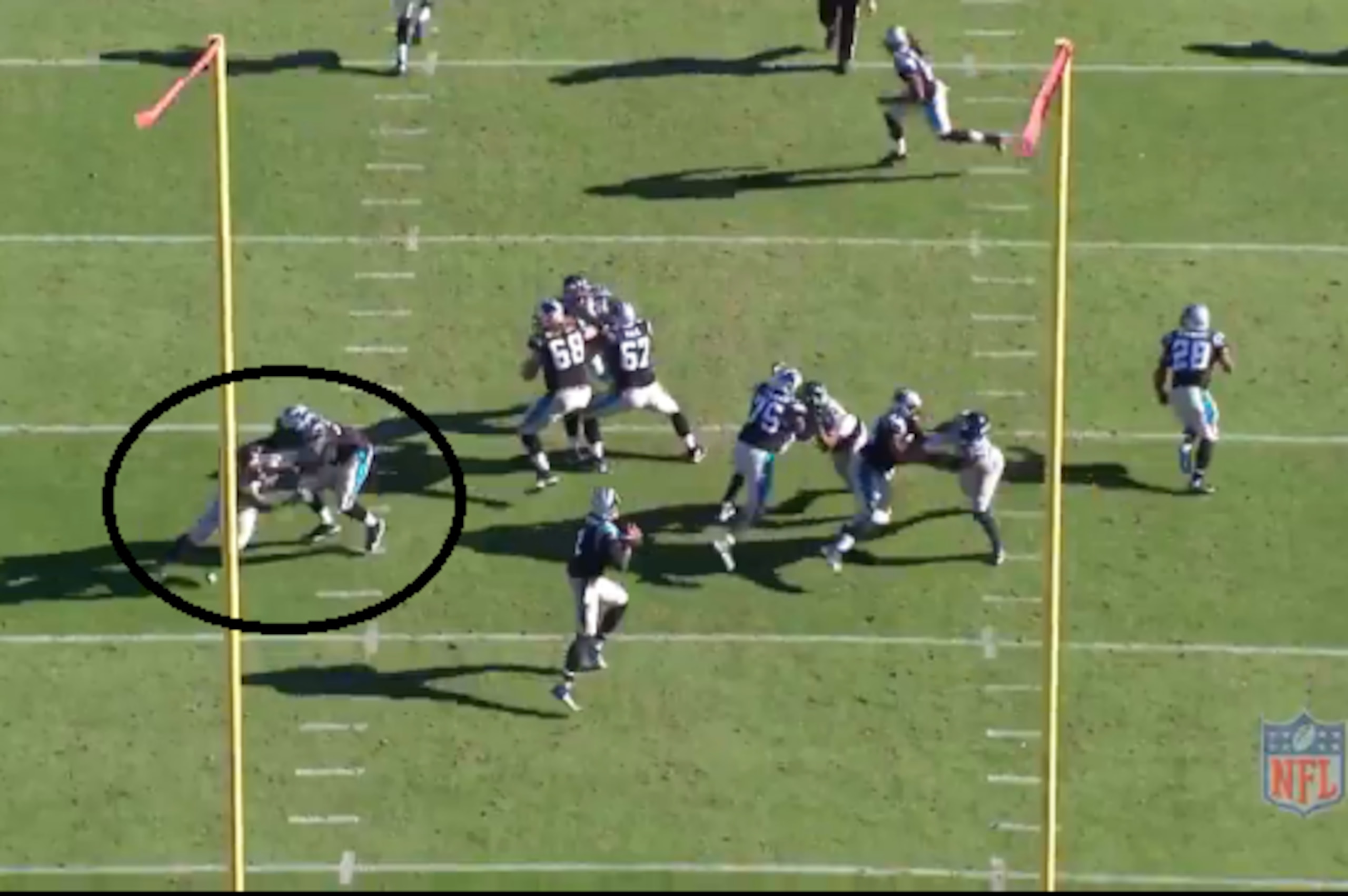 Bell surrenders sack against Seahawks. Bell surrenders sack against Seahawks.