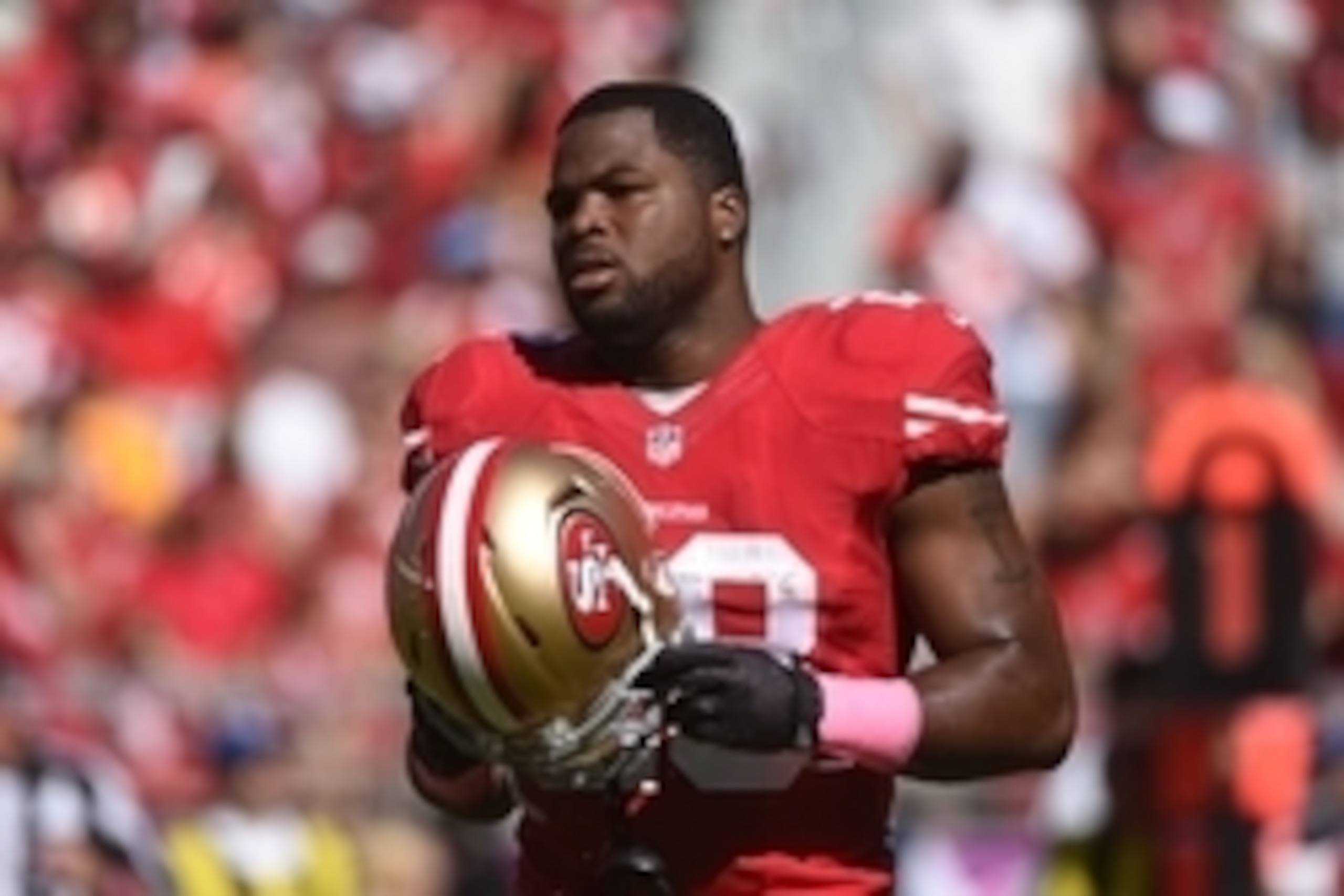 October 5, 2014; Santa Clara, CA, USA; San Francisco 49ers running back Carlos Hyde (28) during the first quarter against the Kansas City Chiefs at Levi's Stadium. Mandatory Credit: Kyle Terada-USA TODAY Sports October 5, 2014; Santa Clara, CA, USA; San Francisco 49ers running back Carlos Hyde (28) during the first quarter against the Kansas City Chiefs at Levi's Stadium. Mandatory Credit: Kyle Terada-USA TODAY Sports