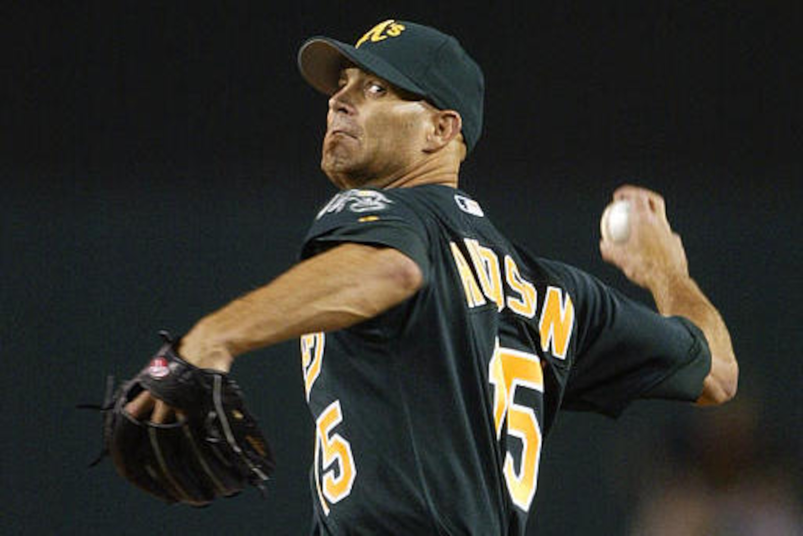 Hudson pitched to a 3.30 ERA with the A's between 1999 and 2004.