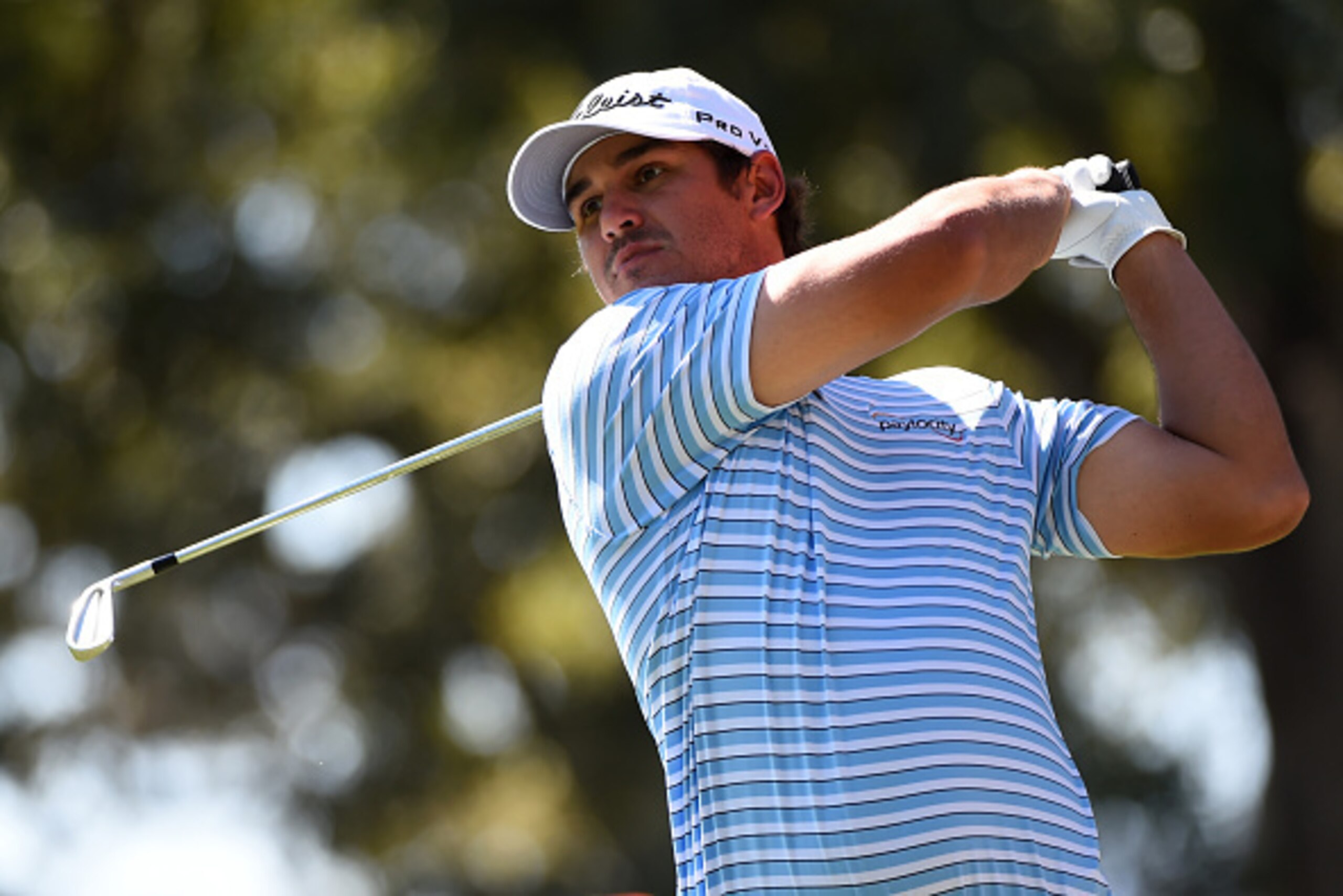 NAPA, CA - OCTOBER 11:  Brooks Koepka hits his tee shot on the seventh hole during round three of the Frys.com Open at Silverado Resort and Spa on October 11, 2014 in Napa, California.  (Photo by Robert Laberge/Getty Images)
