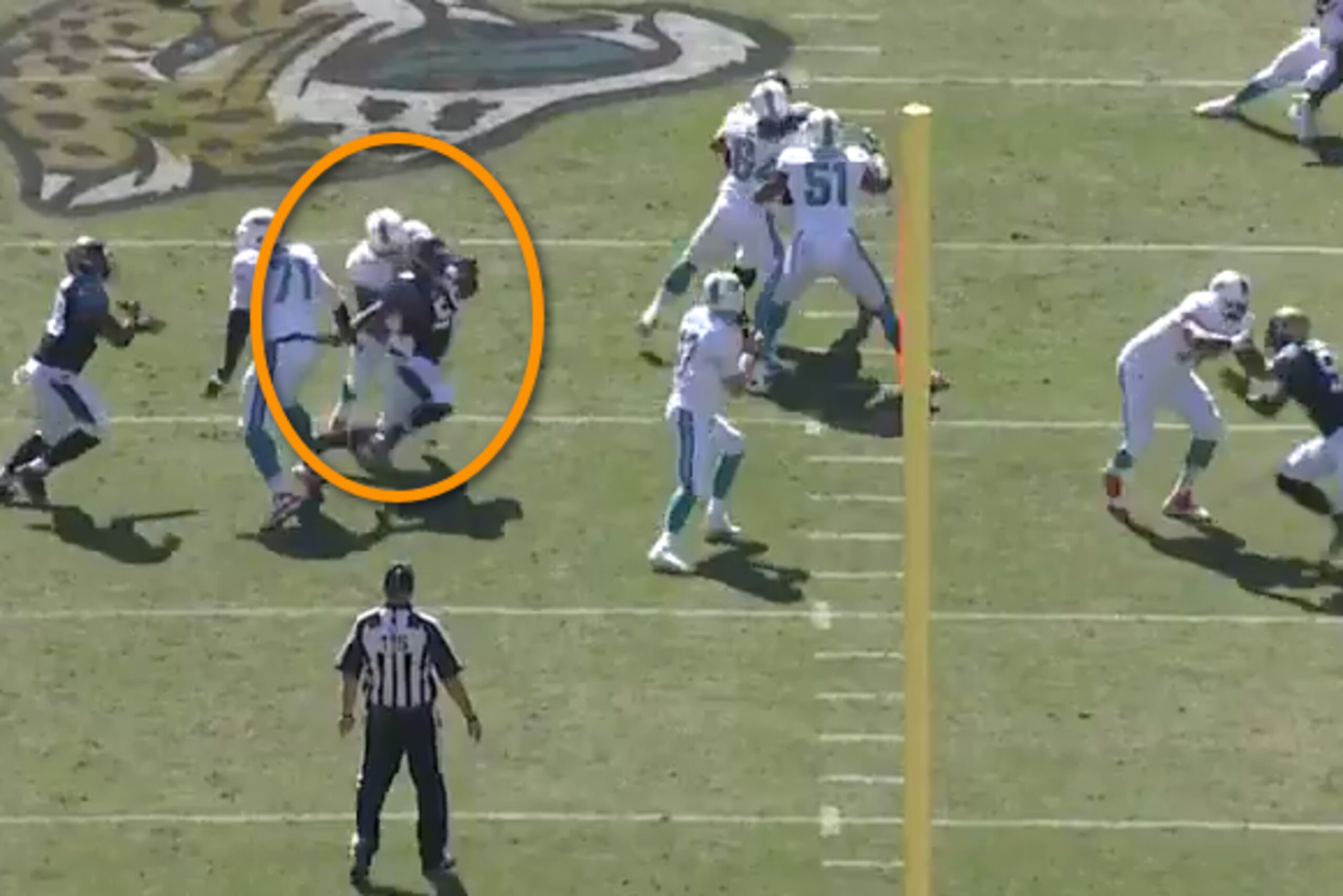 Colledge struggled dearly, opening the door for Dallas Thomas to start.