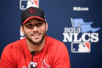 Cardinals horse Adam Wainwright actually threw more total innings in 2013 than Madison Bumgarner did this year.