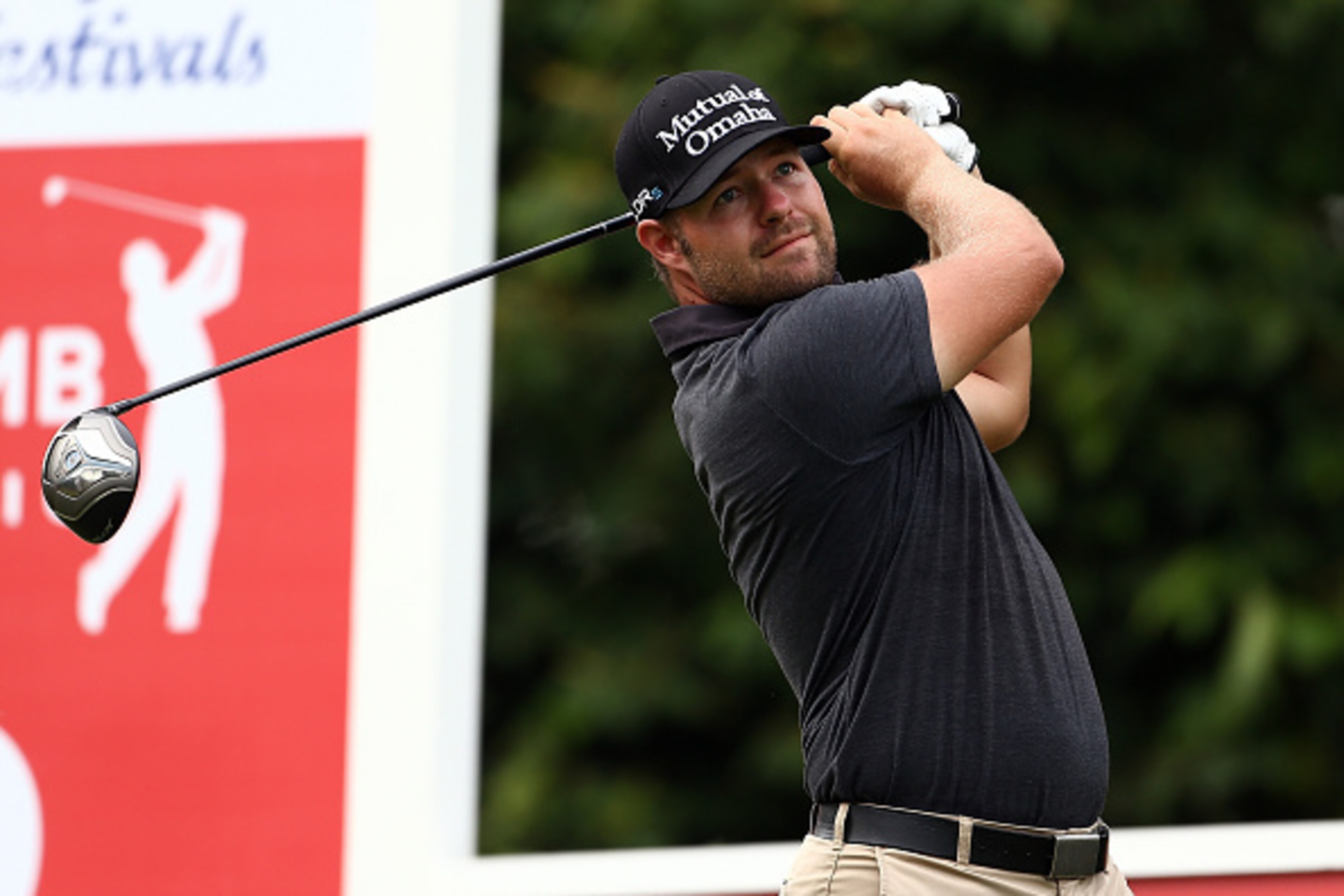 KUALA LUMPUR, MALAYSIA - NOVEMBER 01: Ryan Moore of United States watches his tee shot on the 2nd hole during day three of the 2014 CIMB Classic at Kuala Lumpur Golf & Country Club on November 1, 2014 in Kuala Lumpur, Malaysia.  (Photo by Stanley Chou/Get