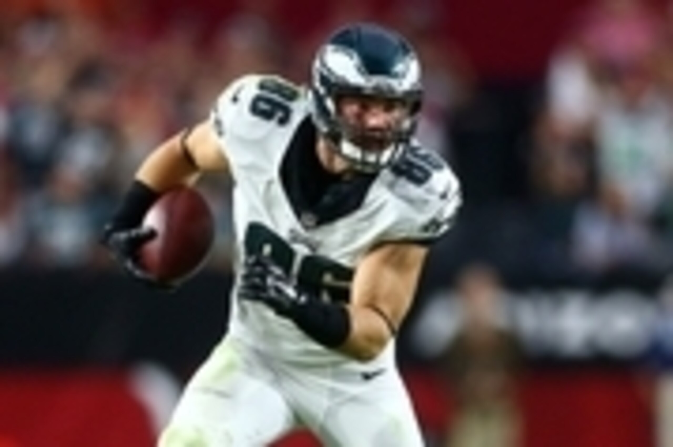 Oct 26, 2014; Glendale, AZ, USA; Philadelphia Eagles tight end Zach Ertz (86) against the Arizona Cardinals at University of Phoenix Stadium. The Cardinals defeated the Eagles 24-20. Mandatory Credit: Mark J. Rebilas-USA TODAY Sports