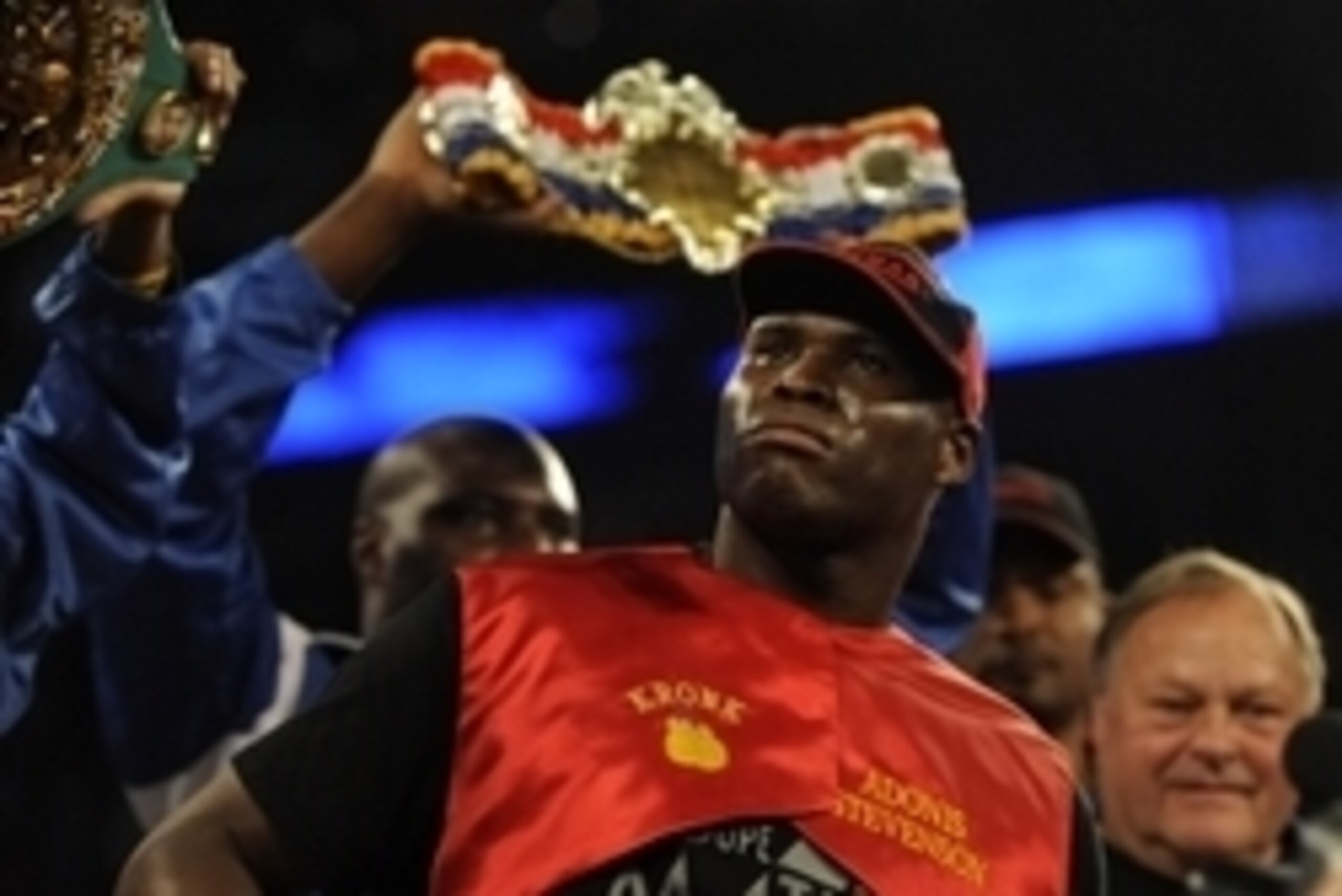Sep 28, 2013; Montreal, Quebec, Canada;  Adonis Stevenson (yellow trunks) before his light-heavyweight WBC world championship bout against Tavoris Cloud (not pictured) at the Bell Centre. Mandatory Credit: Eric Bolte-USA TODAY Sports