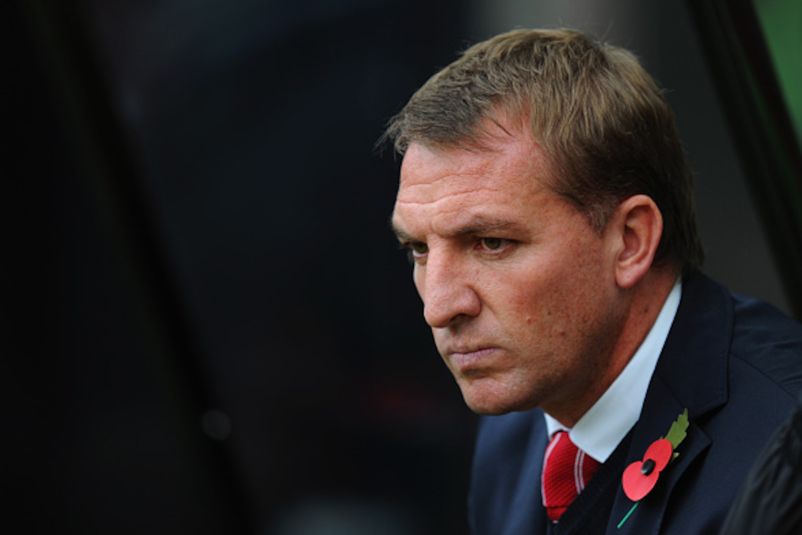 NEWCASTLE UPON TYNE, ENGLAND - NOVEMBER 01: Liverpool manager Brendan Rodgers looks on before the Barclays Premier League match between Newcastle United and Liverpool at St James' Park on November 1, 2014 in Newcastle upon Tyne, England. (Photo by Stu F NEWCASTLE UPON TYNE, ENGLAND - NOVEMBER 01: Liverpool manager Brendan Rodgers looks on before the Barclays Premier League match between Newcastle United and Liverpool at St James' Park on November 1, 2014 in Newcastle upon Tyne, England. (Photo by Stu F