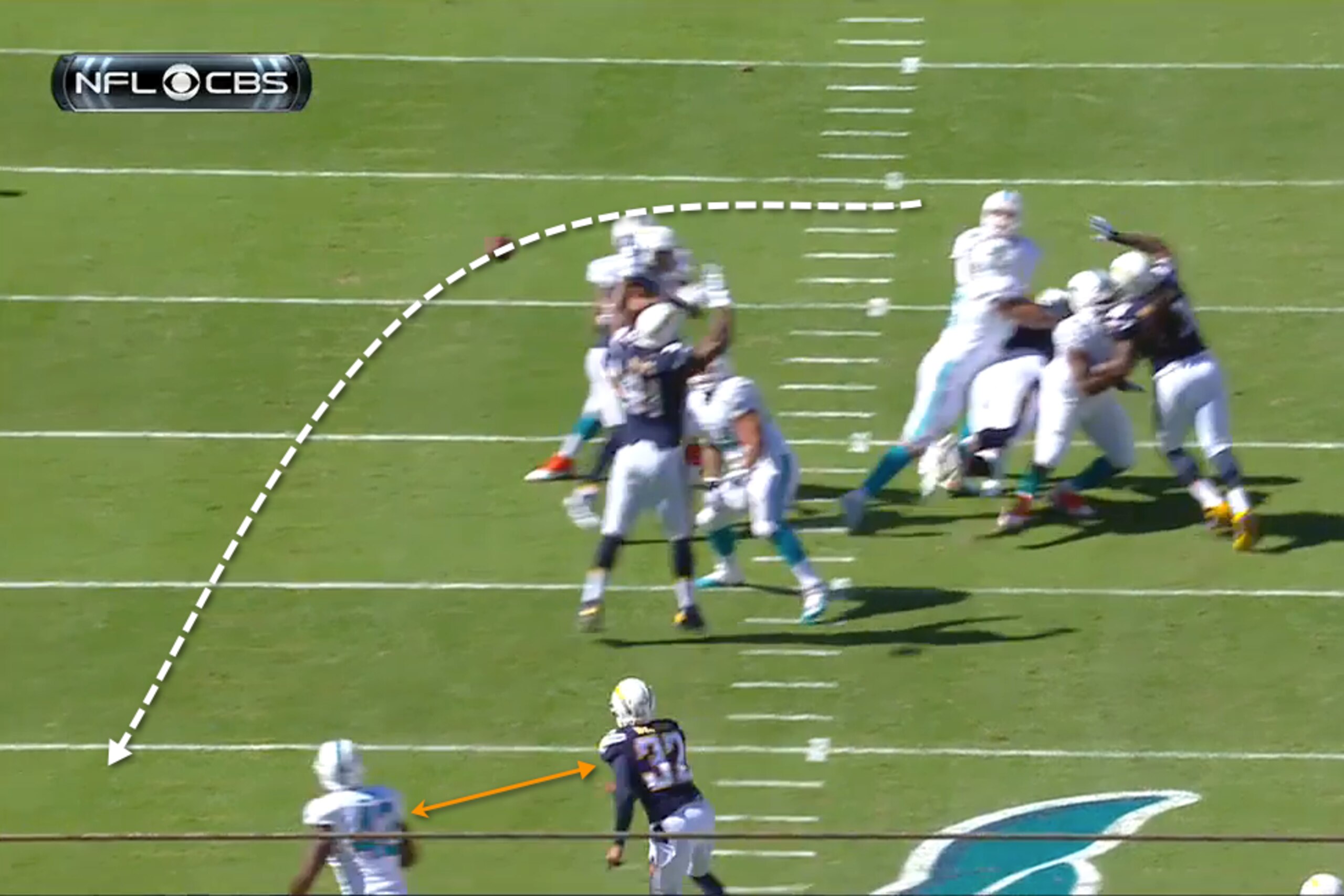 Tannehill showed vision, anticipation and touch throughout the game Sunday
