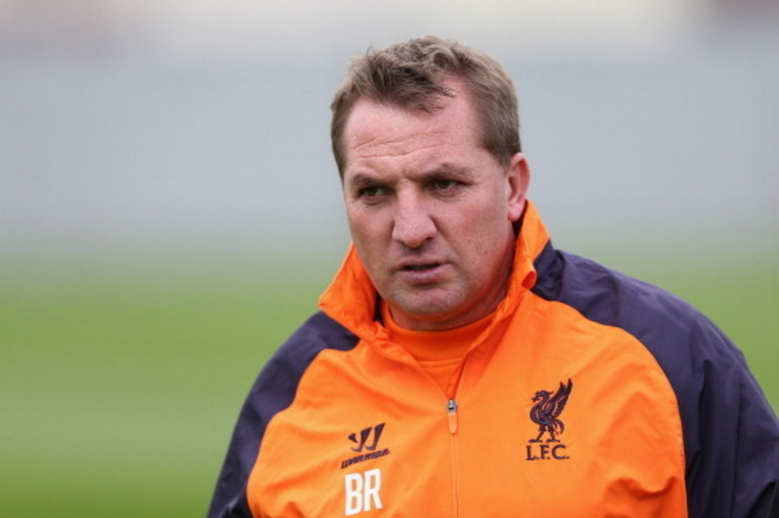 LIVERPOOL, ENGLAND - OCTOBER 24:  Liverpool manager Brendan Rodgers during a training session ahead of their UEFA Europa League group match against FC Anzhi Makhachkala at Melwood Training Ground on October 24, 2012 in Liverpool, England.  (Photo by Clive