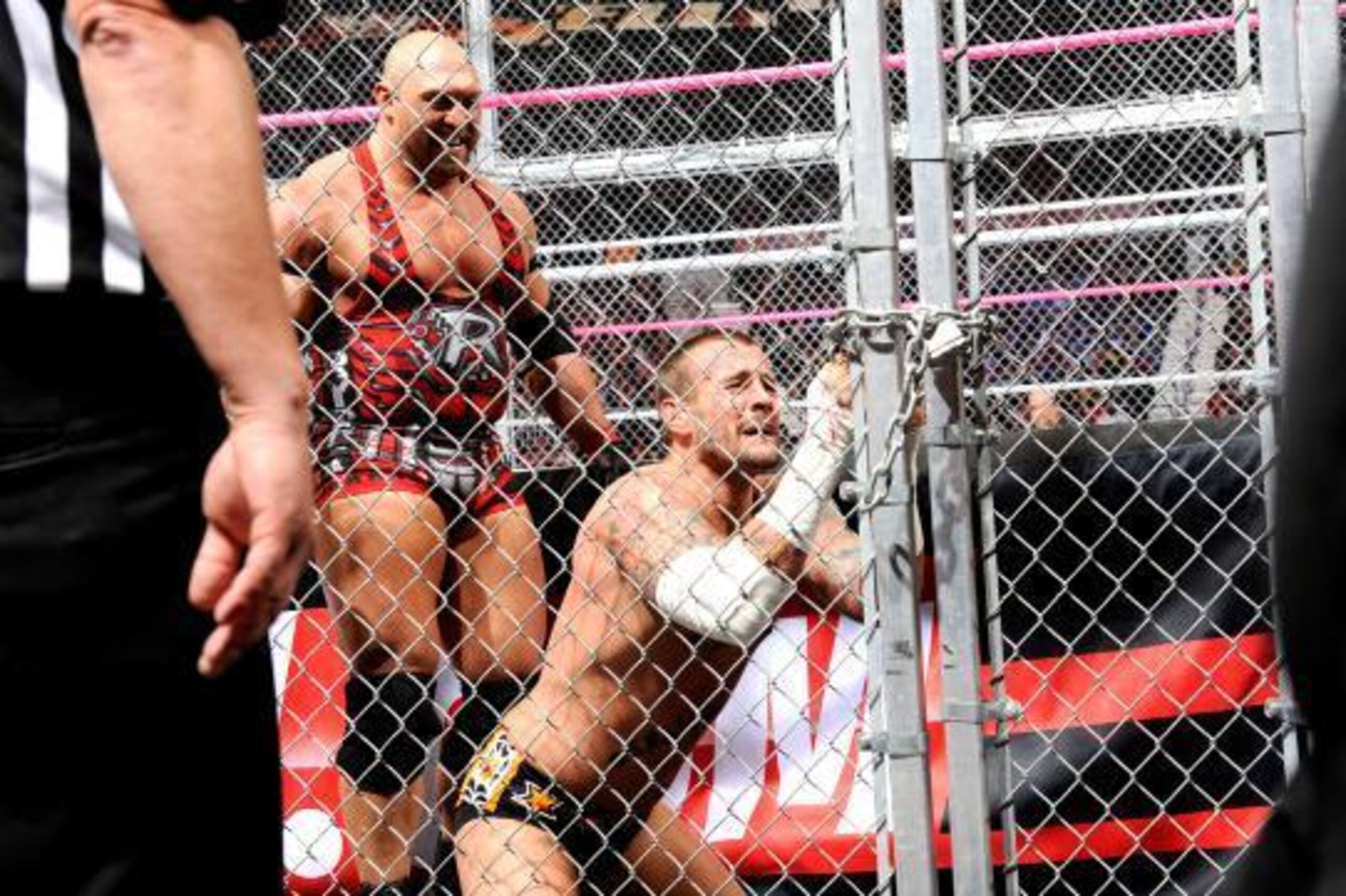 Ryback stalks CM Punk