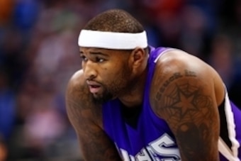 Nov 3, 2014; Denver, CO, USA; Sacramento Kings center DeMarcus Cousins (15) in the first quarter against the Denver Nuggets at the Pepsi Center. Mandatory Credit: Isaiah J. Downing-USA TODAY Sports