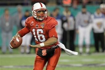 Before moving onto Wisconsin, Russell Wilson was a star at North Carolina State.