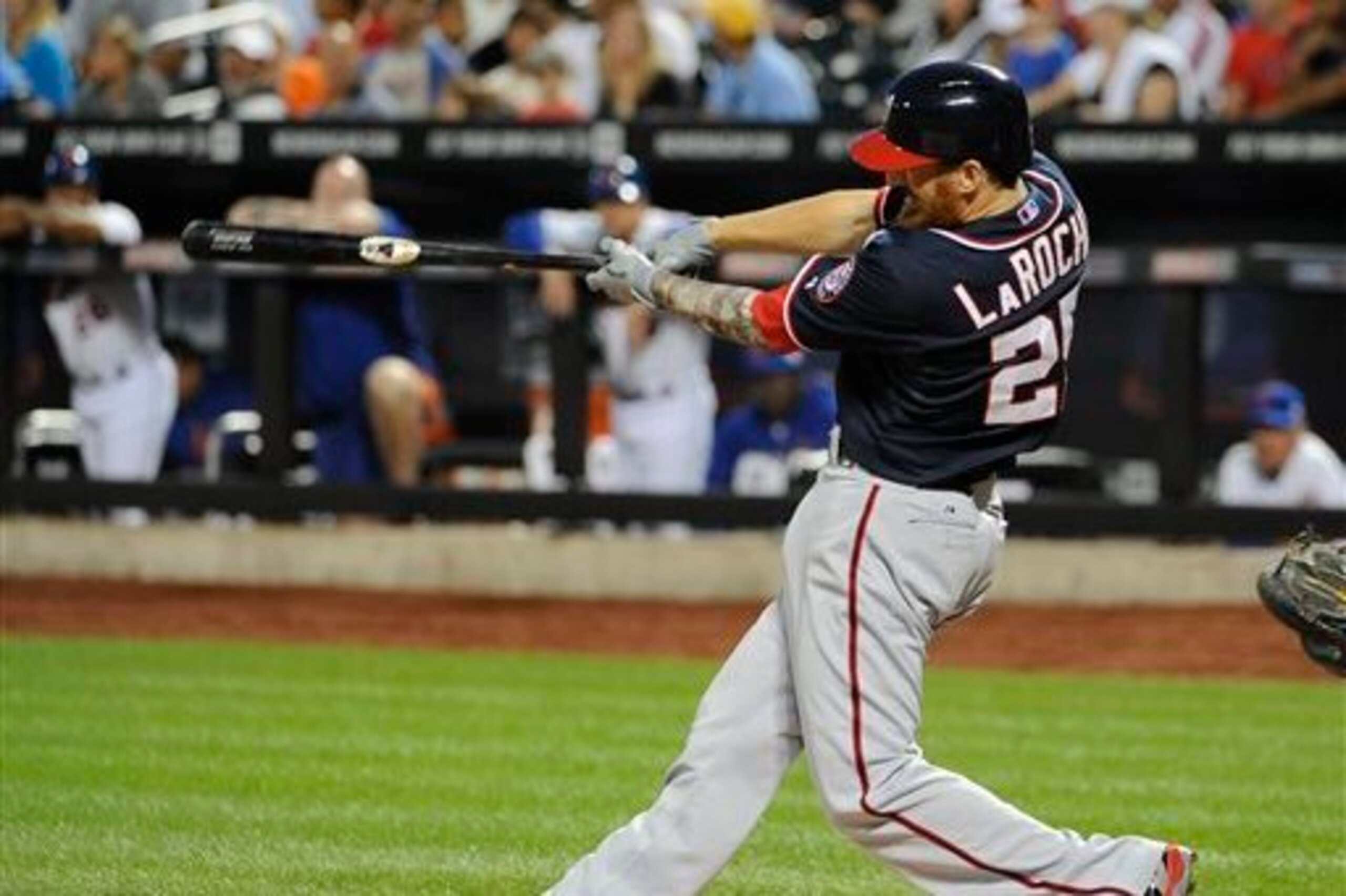 LaRoche will play elsewhere in 2015, but he's still a formidable bat in the middle of the lineup.