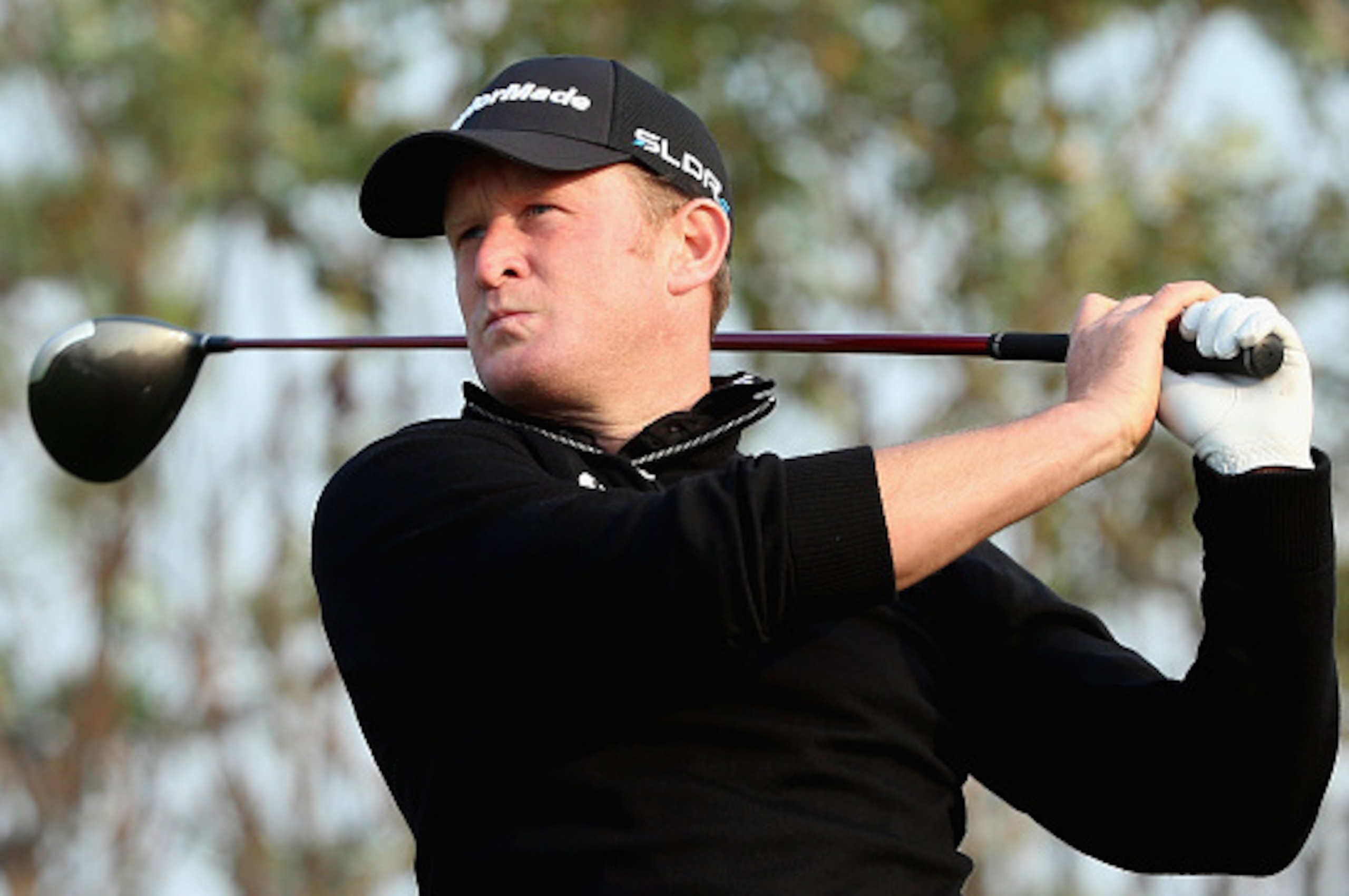 SHANGHAI, CHINA - NOVEMBER 02:  Jamie Donaldson of Wales in action during the final round of the BMW Masters at Lake Malaren Golf Club on November 2, 2014 in Shanghai, China.  (Photo by Andrew Redington/Getty Images)