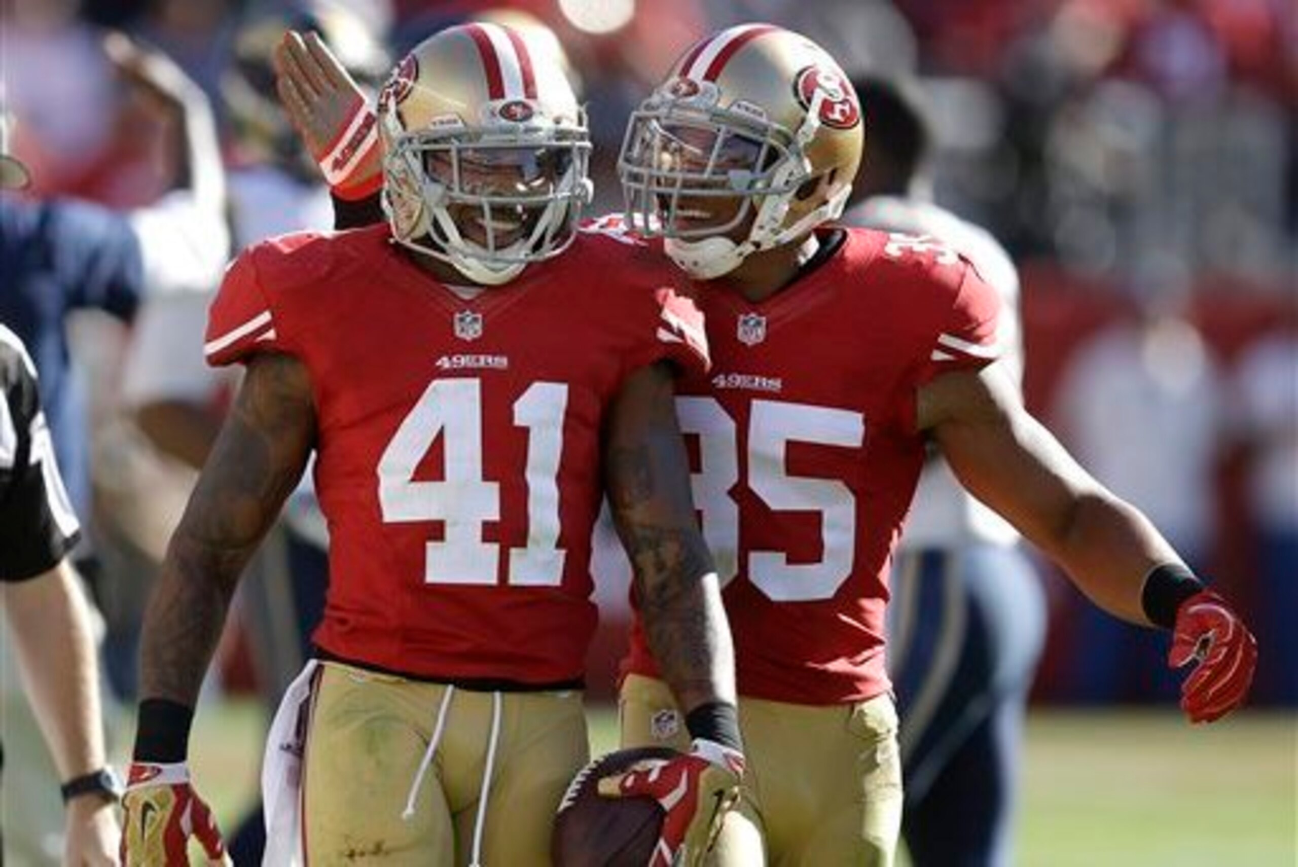 The safety tandem of Antoine Bethea and Eric Reid has played well in 2014.