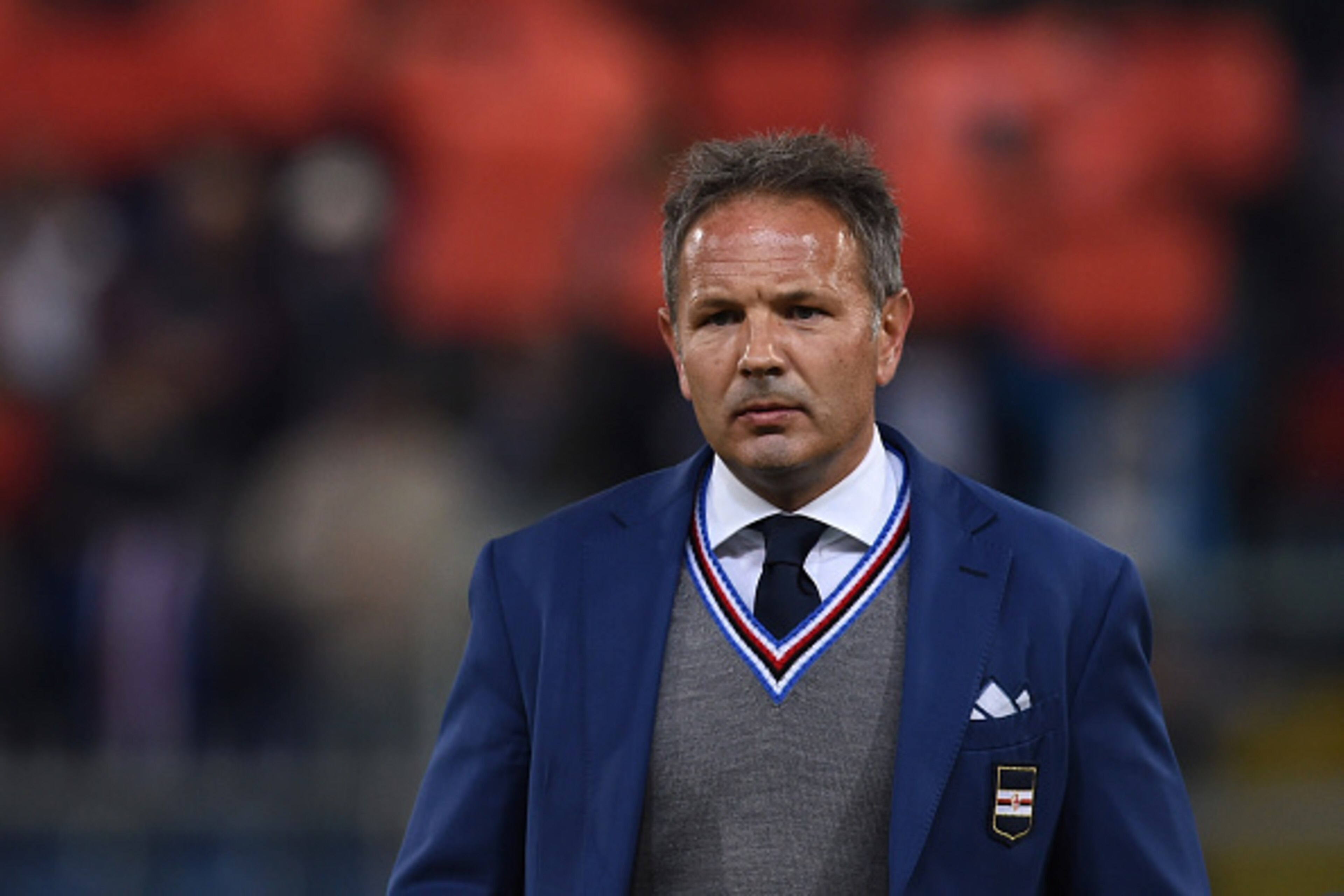 GENOA, ITALY - OCTOBER 25:  UC Sampdoria head coach Sinisa Mihajlovic looks on during the Serie A match between UC Sampdoria and AS Roma at Stadio Luigi Ferraris on October 25, 2014 in Genoa, Italy.  (Photo by Valerio Pennicino/Getty Images)