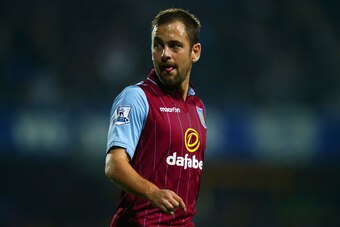 LONDON, ENGLAND - OCTOBER 27:  Joe Cole of Aston Villa looks on uring the Barclays Premier League match between Queens Park Rangers and Aston Villa at Loftus Road on October 27, 2014 in London, England.  (Photo by Clive Rose/Getty Images)