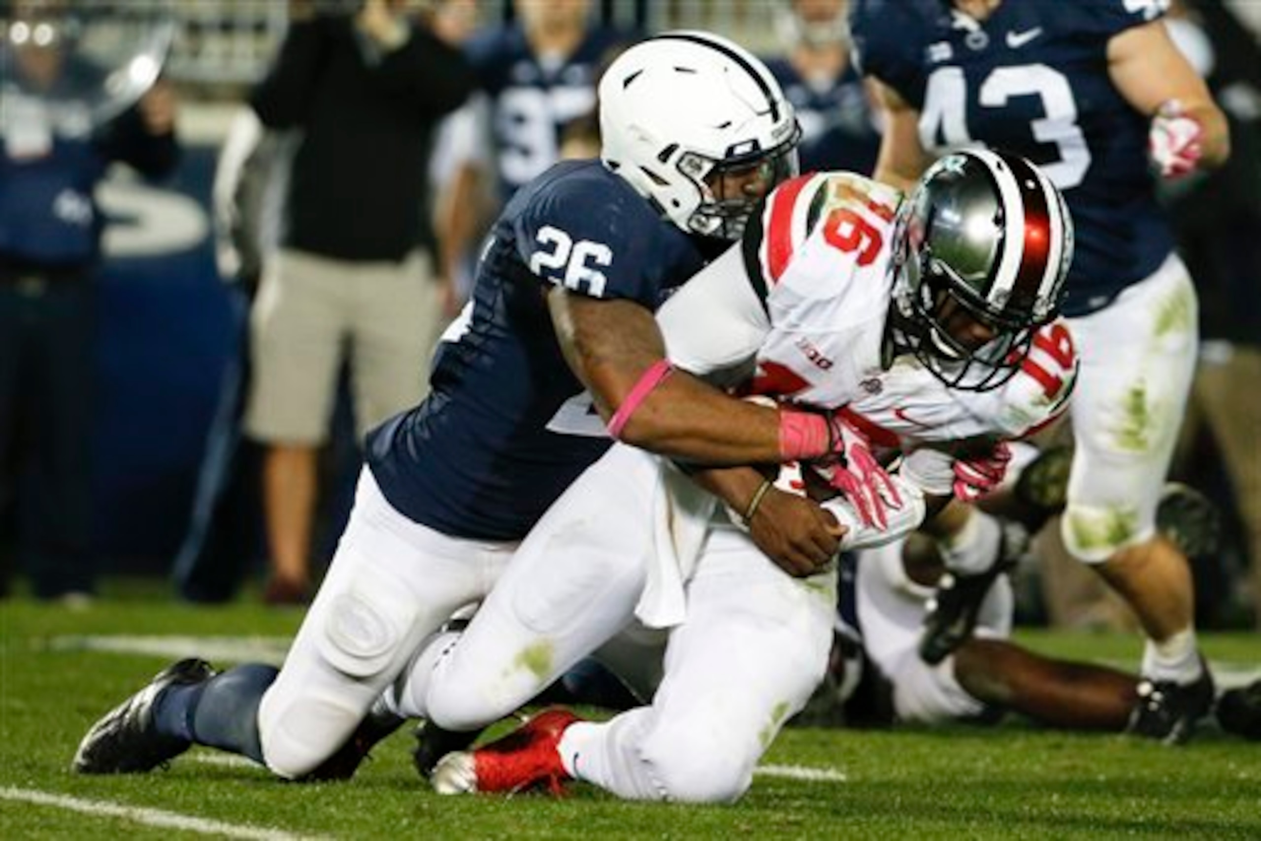 Barrett struggled in Ohio State's Oct. 25 double-overtime victory over Penn State.