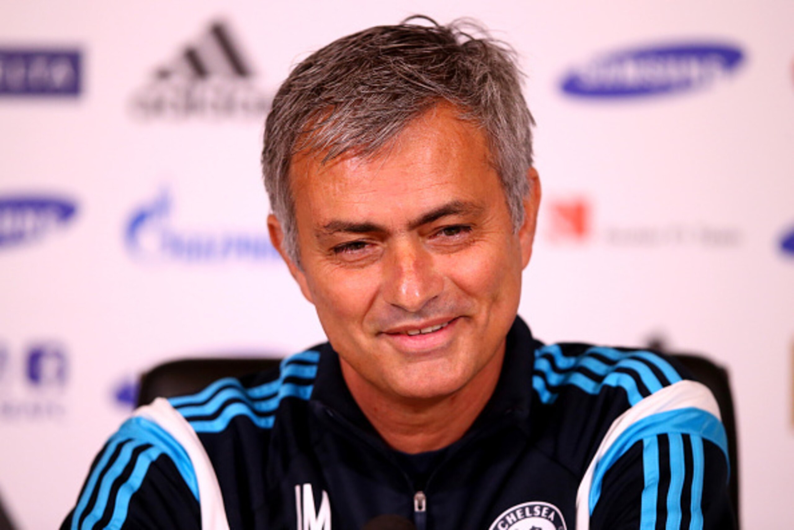 COBHAM, ENGLAND - NOVEMBER 07:  Manager Jose Mourinho of Chelsea attends a Chelsea Press Conference at Cobham Training Ground at Chelsea Training Ground on November 7, 2014 in Cobham, England.  (Photo by Clive Rose/Getty Images)