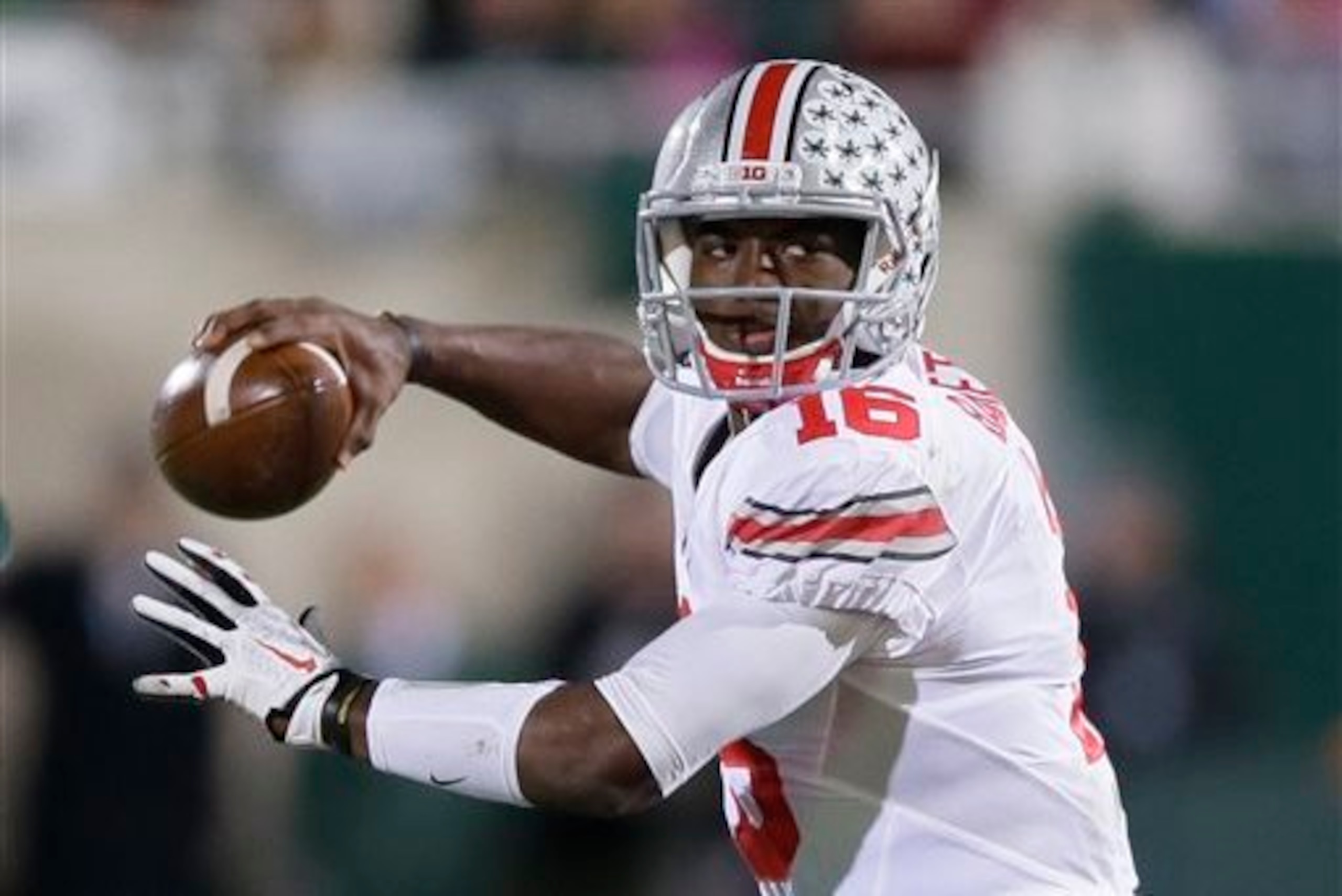 J.T. Barrett torched Michigan State with 300 passing yards and three touchdowns.