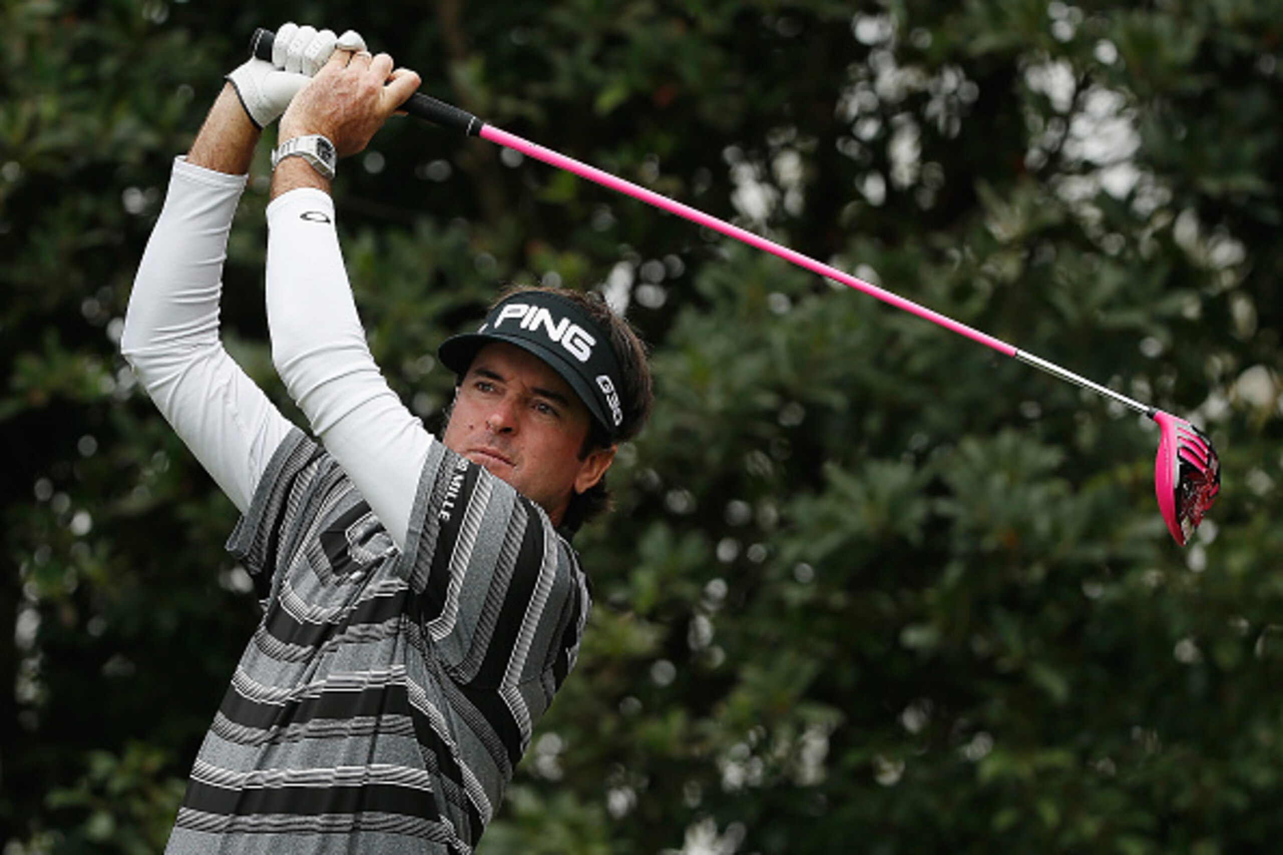 SHANGHAI, CHINA - NOVEMBER 09:  Bubba Watson of the United States hits his tee shot on the second hole during the final round of the WGC - HSBC Champions at the Sheshan International Golf Club on November 9, 2014 in Shanghai, China  (Photo by Scott Haller