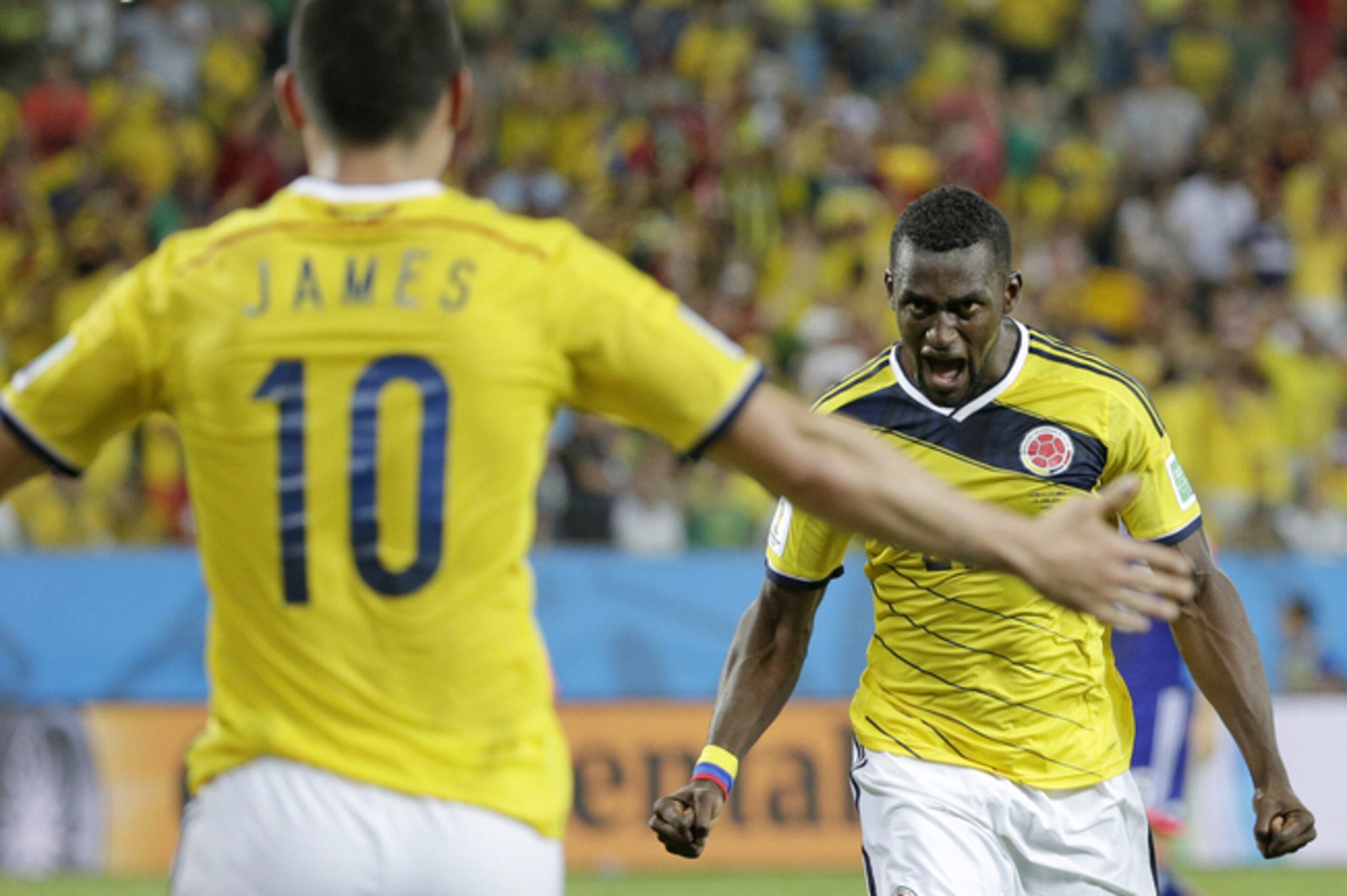 The striker netted twice at the World Cup in Brazil