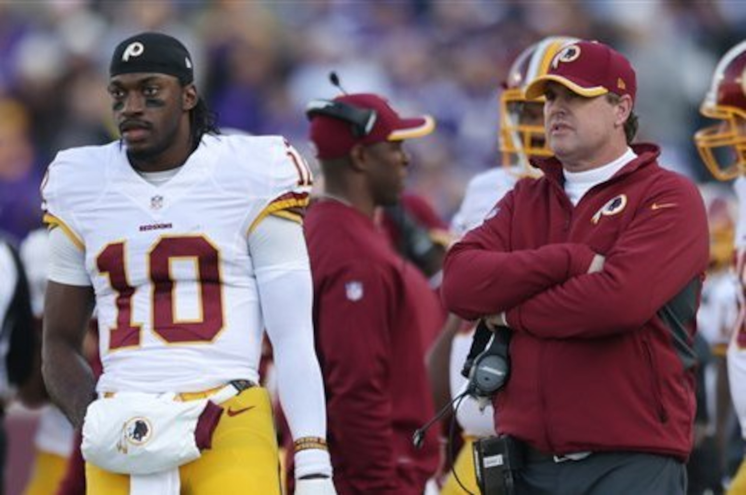 Gruden has to call a game that suits Griffin. That means more running.