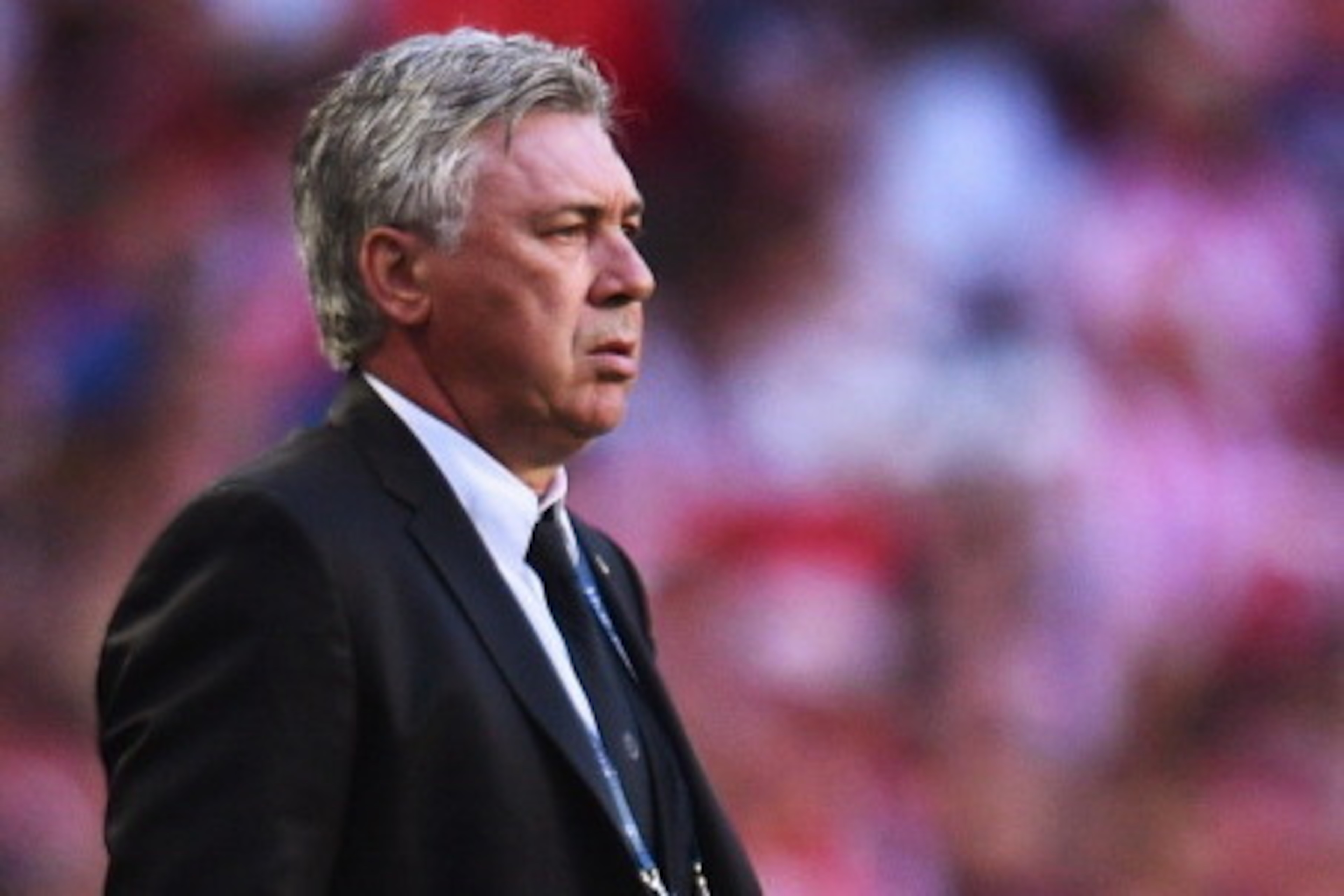 LISBON, PORTUGAL - MAY 24:  Carlo Ancelotti manager of Real Madrid gestures during the UEFA Champions League Final between Real Madrid and Atletico de Madrid at Estadio da Luz on May 24, 2014 in Lisbon, Portugal.  (Photo by Shaun Botterill/Getty Images)