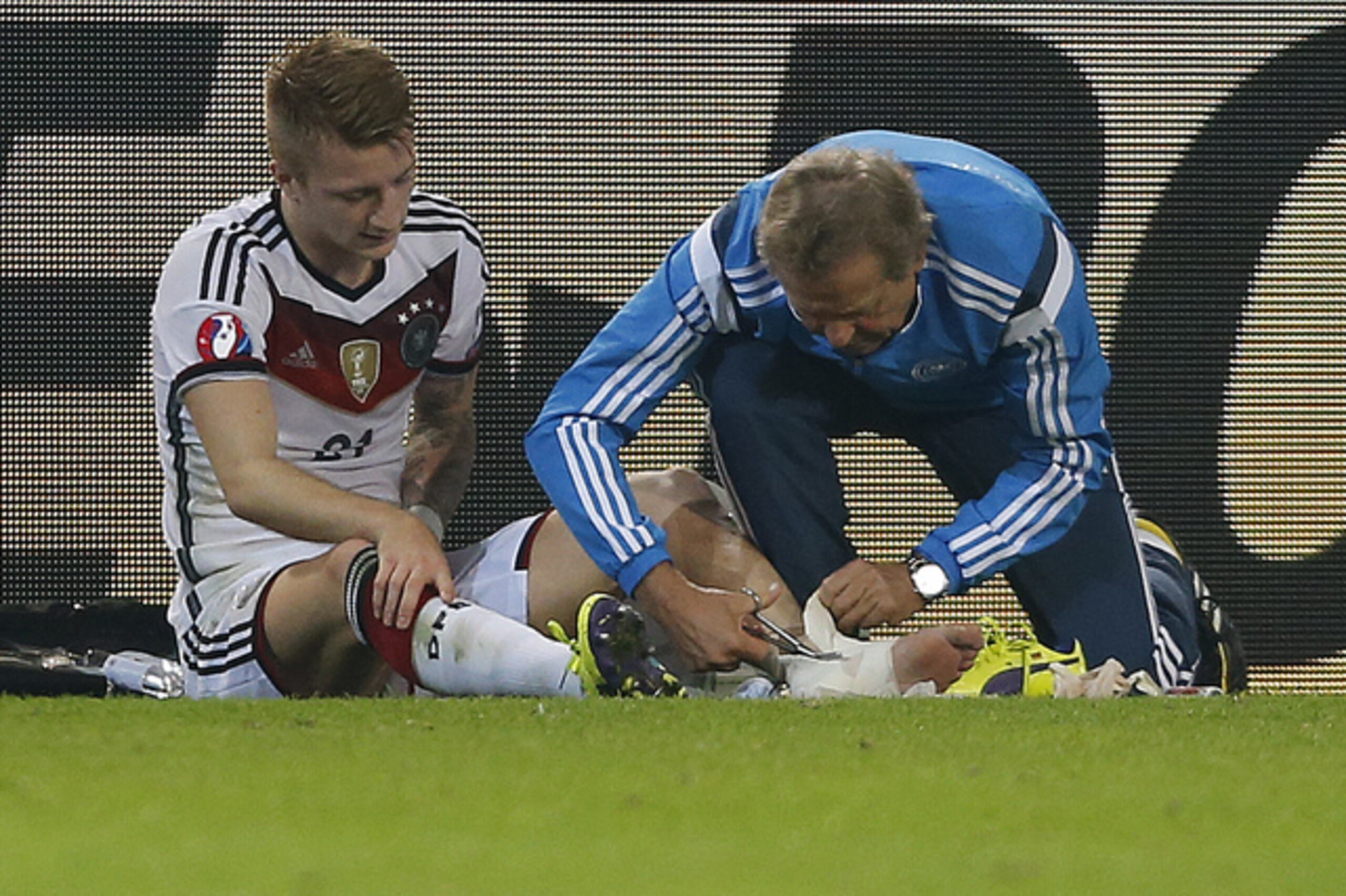 Reus picked up an injury in his last outing for the national side.