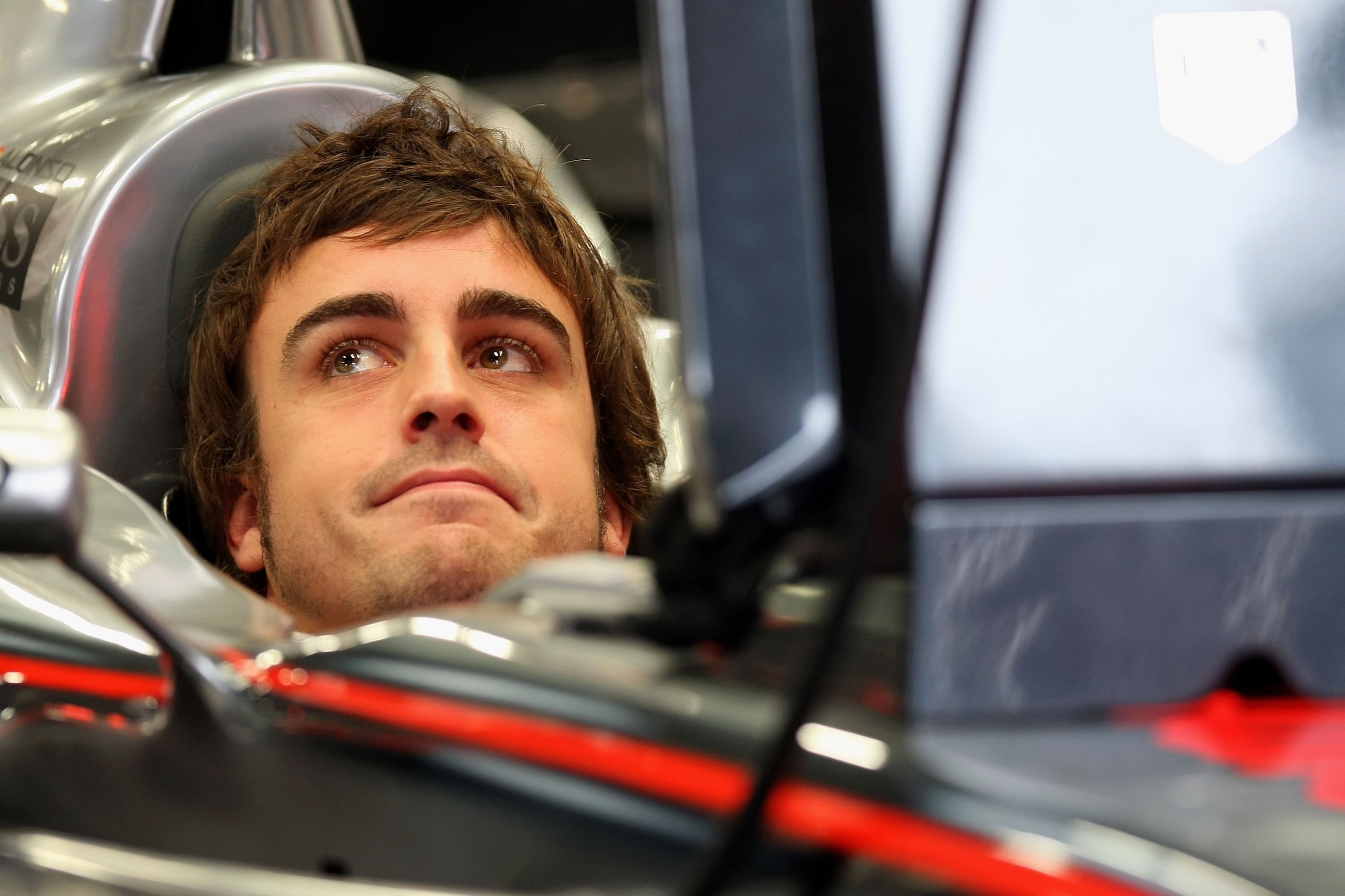 SHIZUOKA, JAPAN - SEPTEMBER 29:  Fernando Alonso of Spain and McLaren Mercedes sits in his car during the warm up session prior to qualifying for the Japanese Formula One Grand Prix at the Fuji Speedway on September 29, 2007 in Shizuoka, Japan.  (Photo by