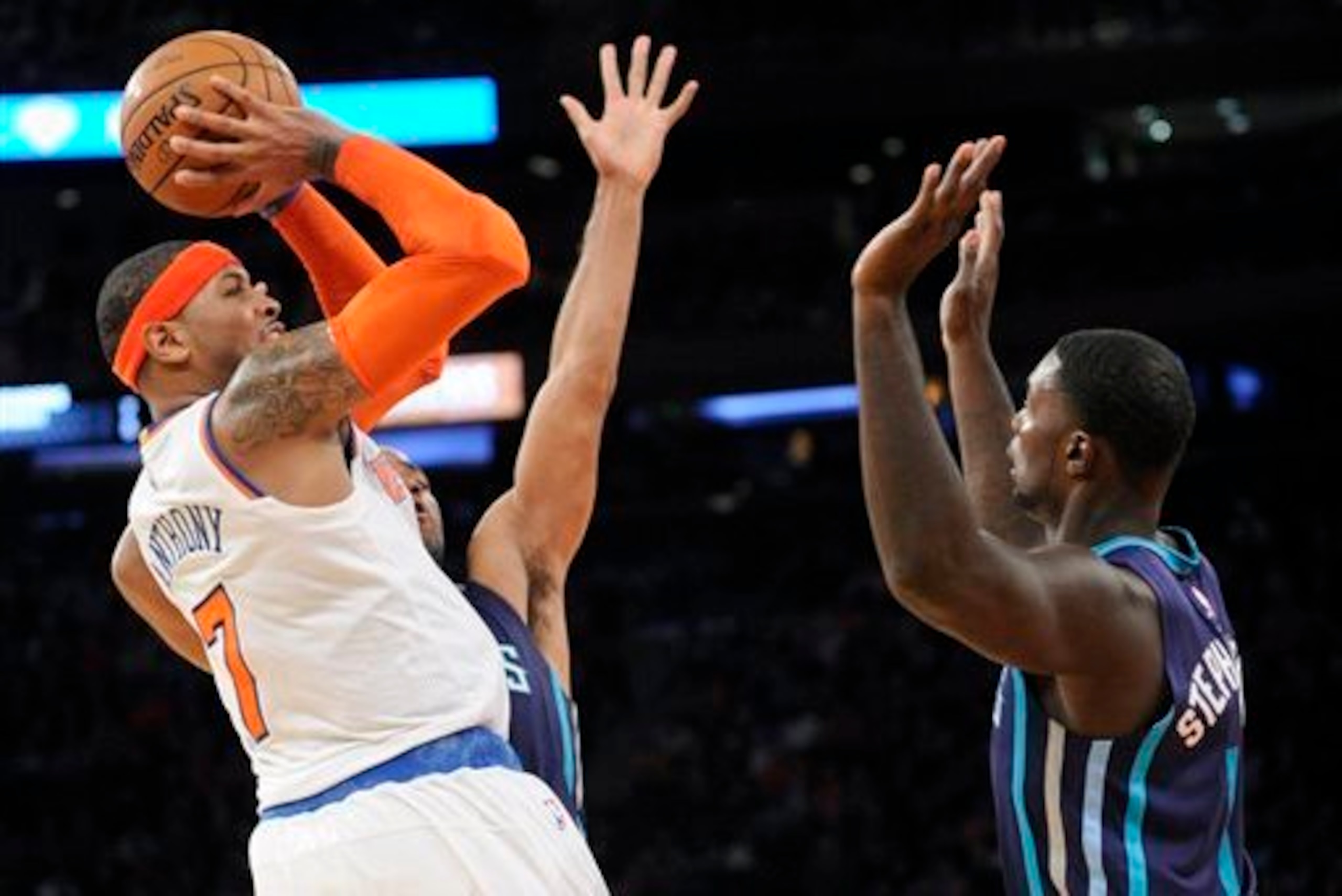 Melo and the Knicks are relying to heavily on low-percentage looks.
