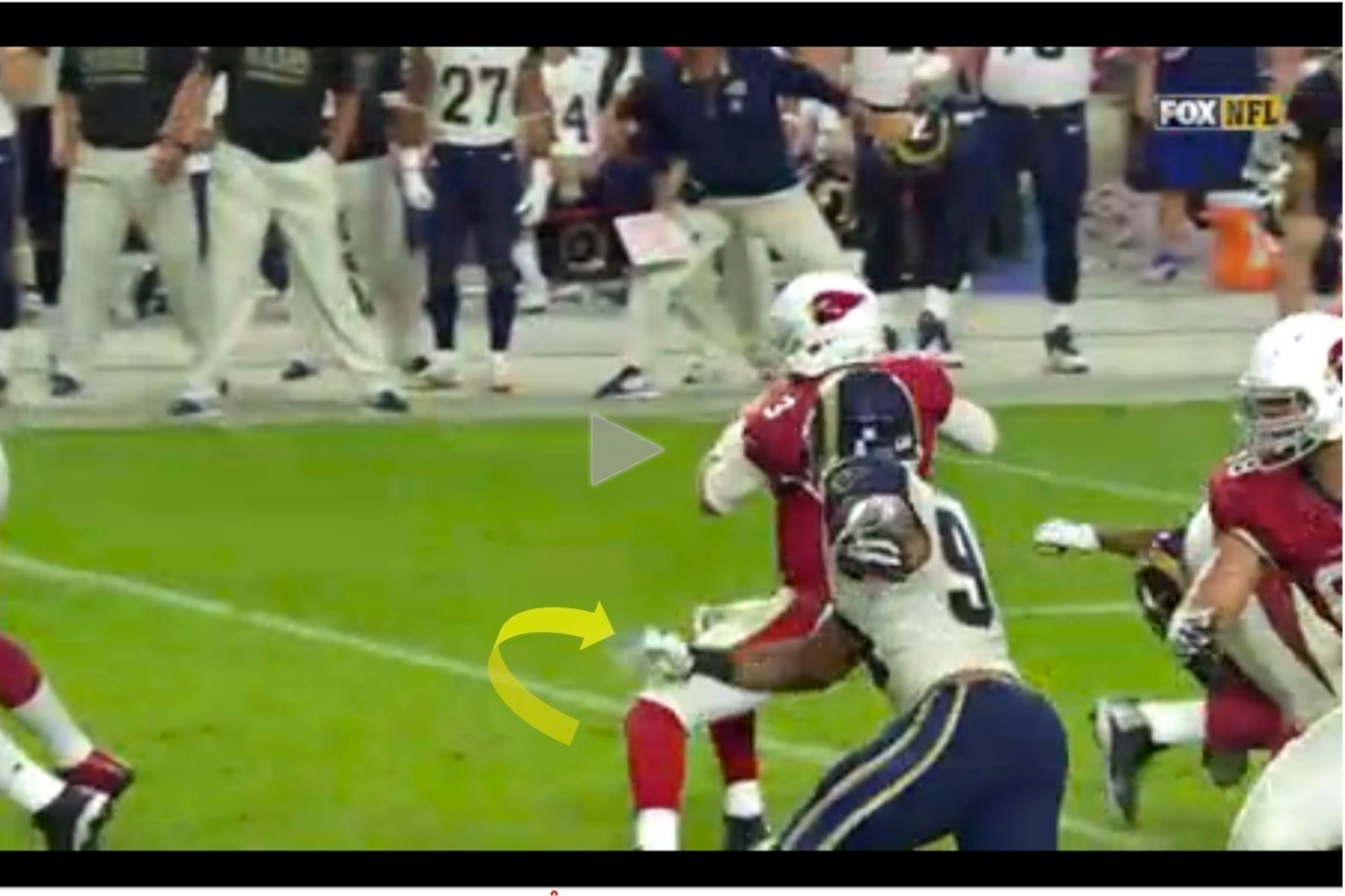 Carson Palmer's weight distribution and footwork caused his knee to over-twist, the exact motion the ACL tries to prevent.