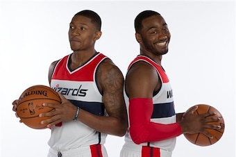 Kevin Durant could link up with one of the league's best backcourts in Washington's John Wall and Bradley Beal.