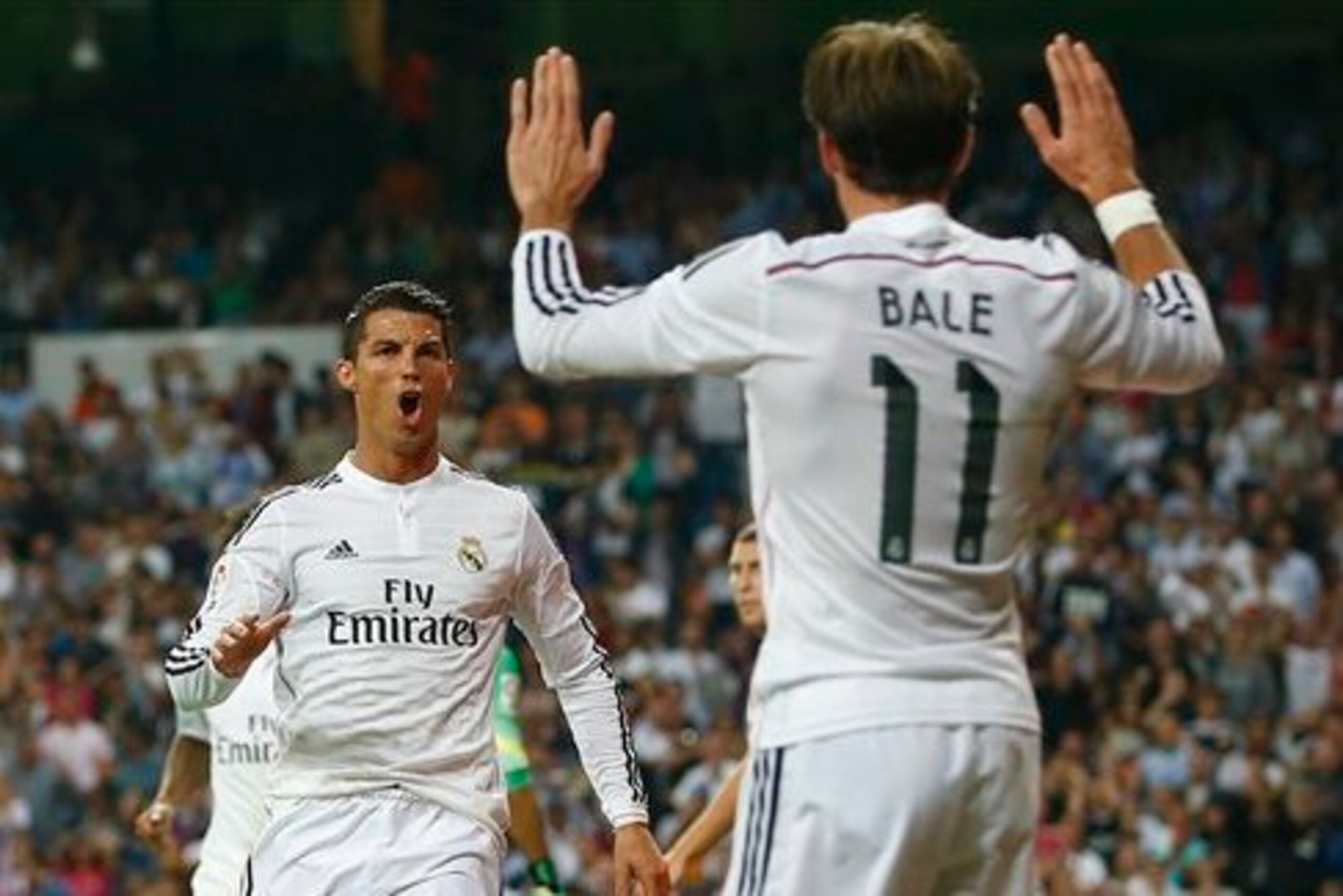 Di Maria's form was undoubtedly helped by playing with Bale and Ronaldo