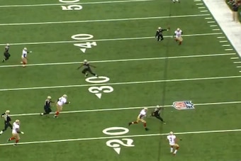 Boldin and Gore are covered tightly downfield