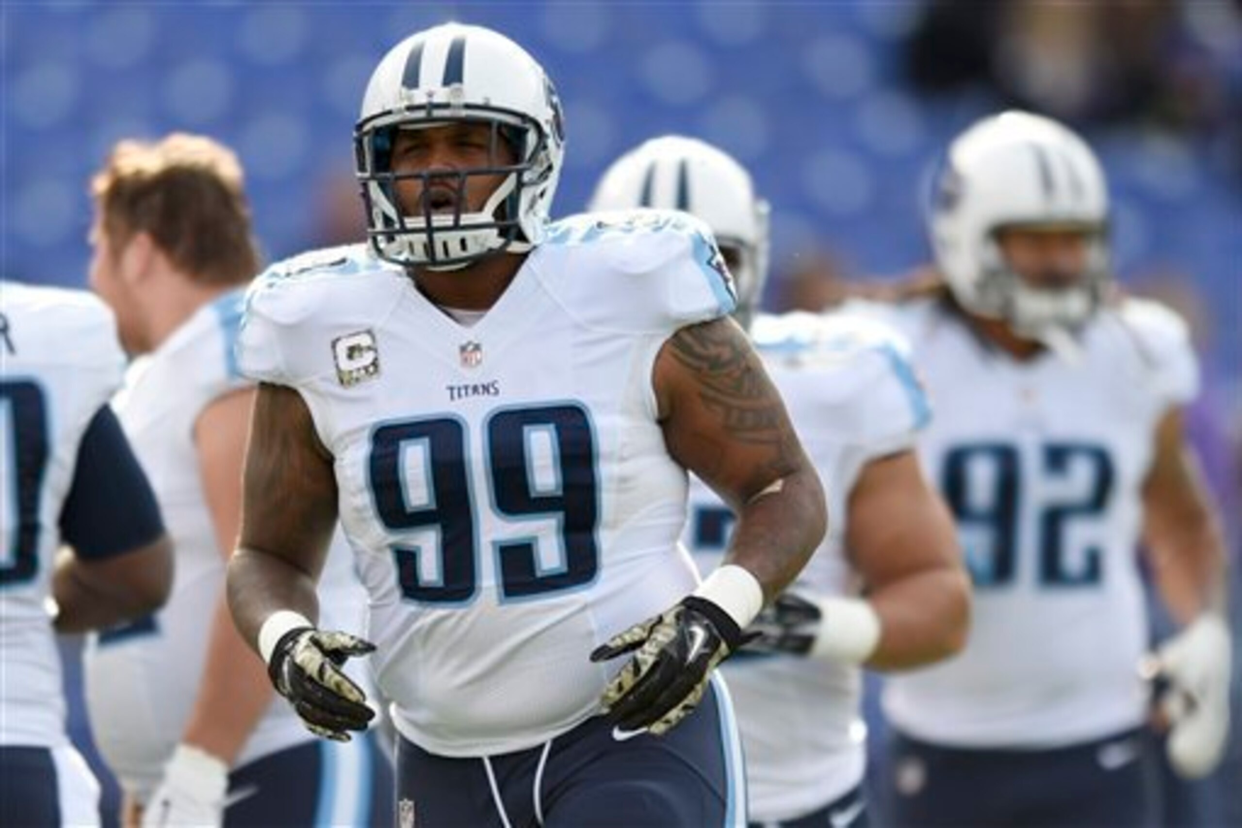 Jurrell Casey is one of the top defenders on the Titans with four sacks this season.