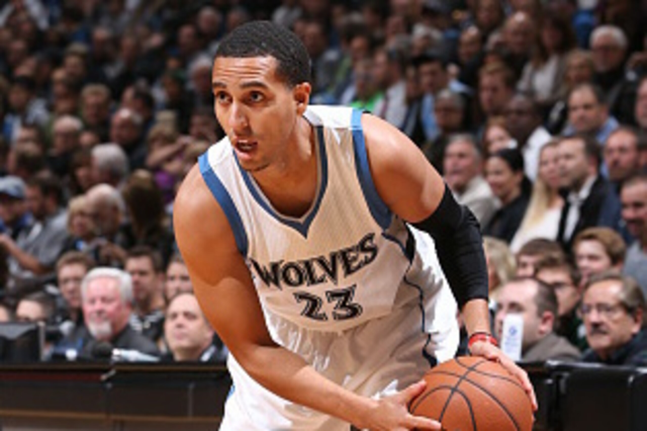MINNEAPOLIS, MN - OCTOBER 30:  Kevin Martin #23 of the Minnesota Timberwolves handles the ball against the Detroit Pistons on October 30, 2014 at Target Center in Minneapolis, Minnesota. NOTE TO USER: User expressly acknowledges and agrees that, by downlo