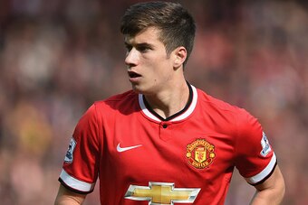 MANCHESTER, ENGLAND - OCTOBER 05: Paddy McNair of Manchester United during the Barclays Premier League match between Manchester United and Everton at Old Trafford on October 5, 2014 in Manchester, England.  (Photo by Michael Regan/Getty Images)