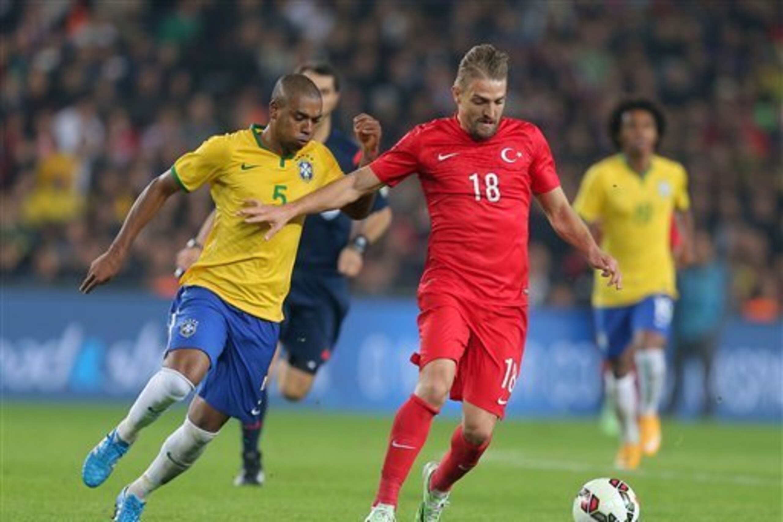 Fernandinho delivered a pinpoint pass for Brazil's opener.