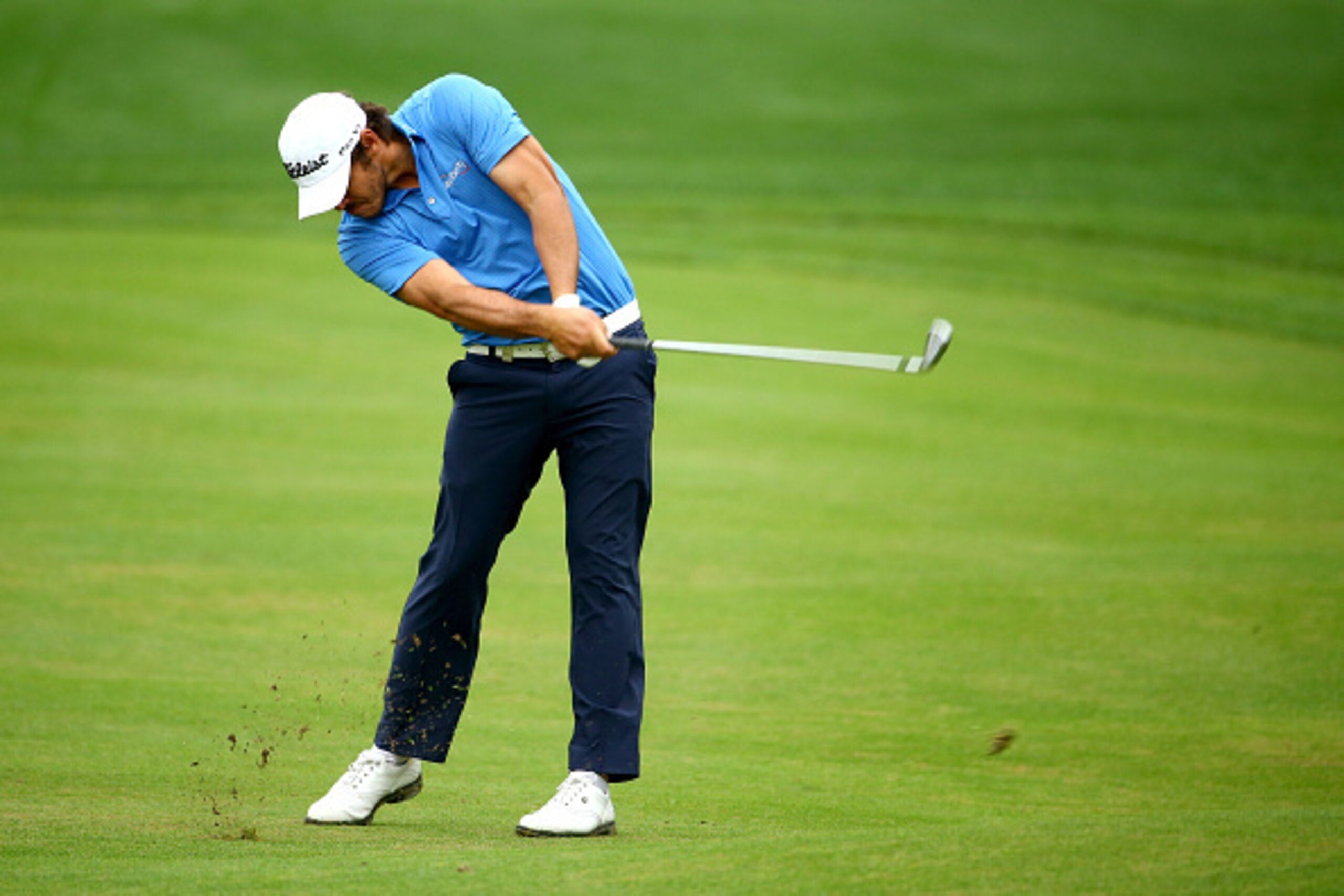 ANTALYA, TURKEY - NOVEMBER 14:  Brooks Koepka of the USA in action during the second round of the 2014 Turkish Airlines Open at The Montgomerie Maxx Royal on November 14, 2014 in Antalya, Turkey.  (Photo by Richard Heathcote/Getty Images)