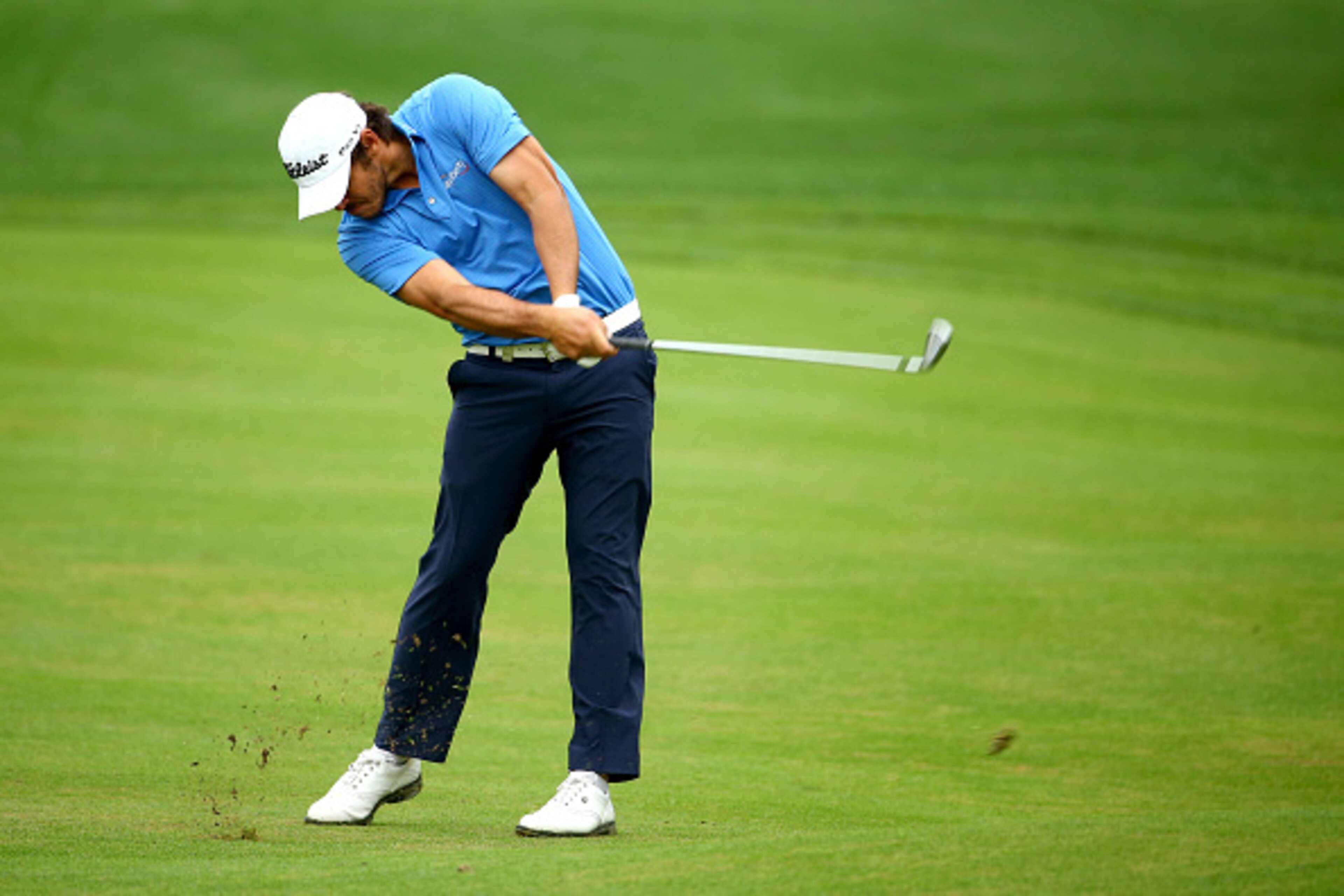 ANTALYA, TURKEY - NOVEMBER 14:  Brooks Koepka of the USA in action during the second round of the 2014 Turkish Airlines Open at The Montgomerie Maxx Royal on November 14, 2014 in Antalya, Turkey.  (Photo by Richard Heathcote/Getty Images)
