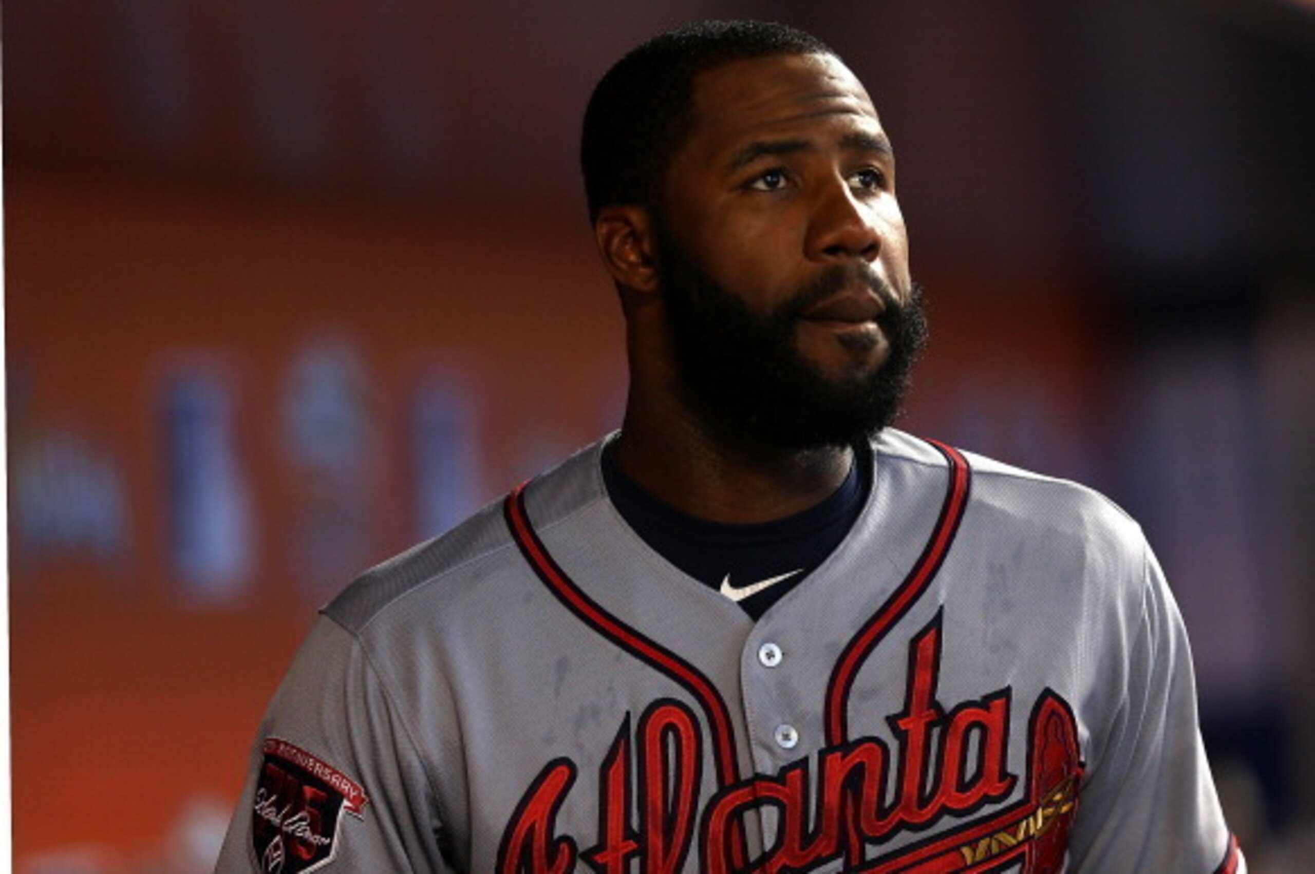 MIAMI, FL - MAY 31: Jason Heyward #22 of the Atlanta Braves looks on during a game against the Miami Marlins at Marlins Park on May 31, 2014 in Miami, Florida.  (Photo by Mike Ehrmann/Getty Images)